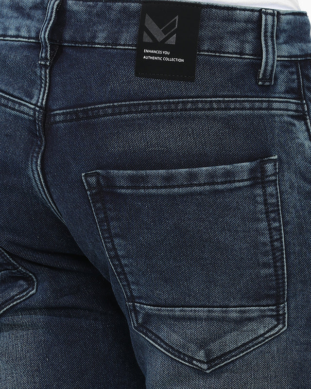 Mid Wash Slim Fit Jeans