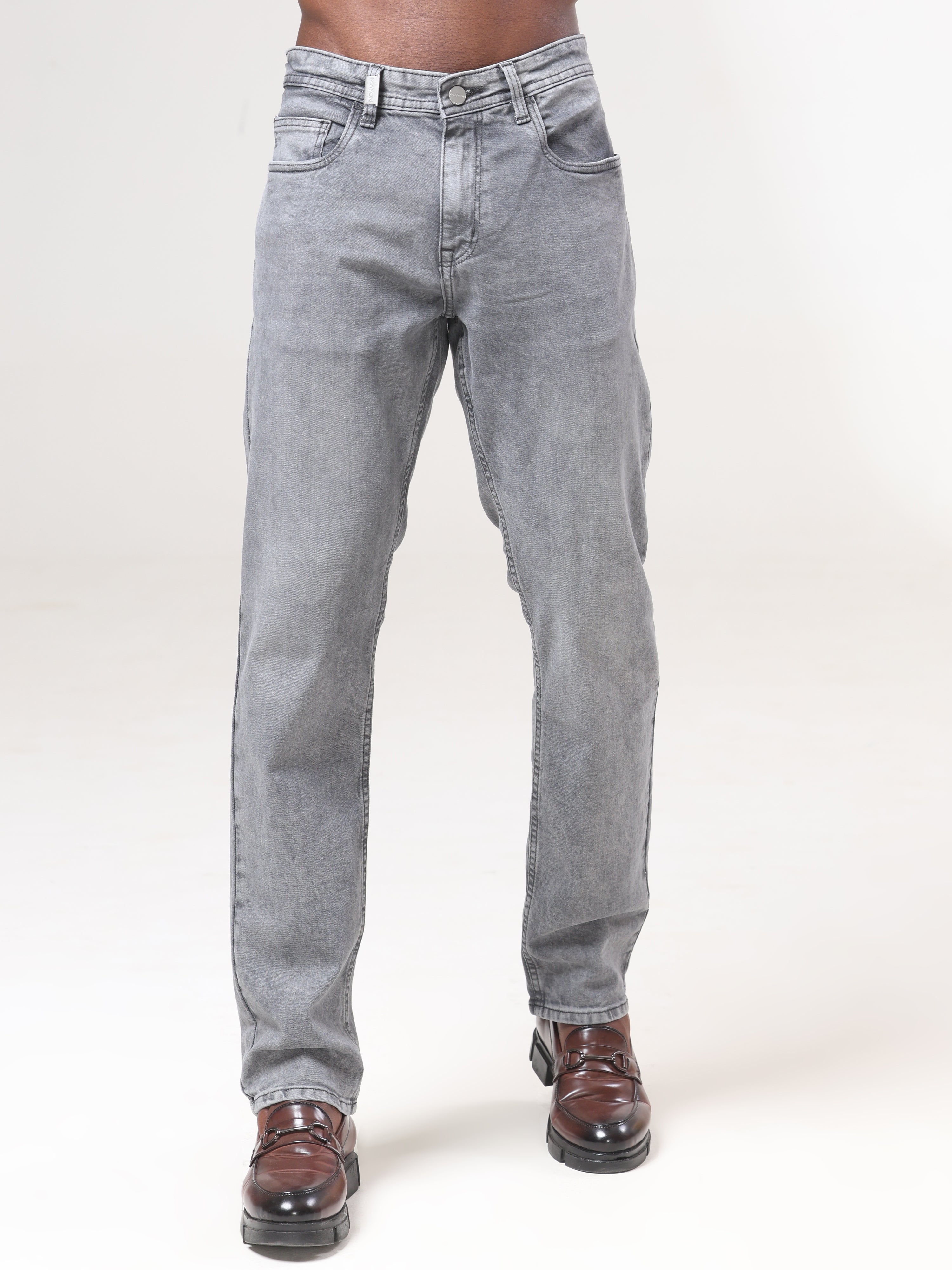 Mid Wash Slim Fit Jeans