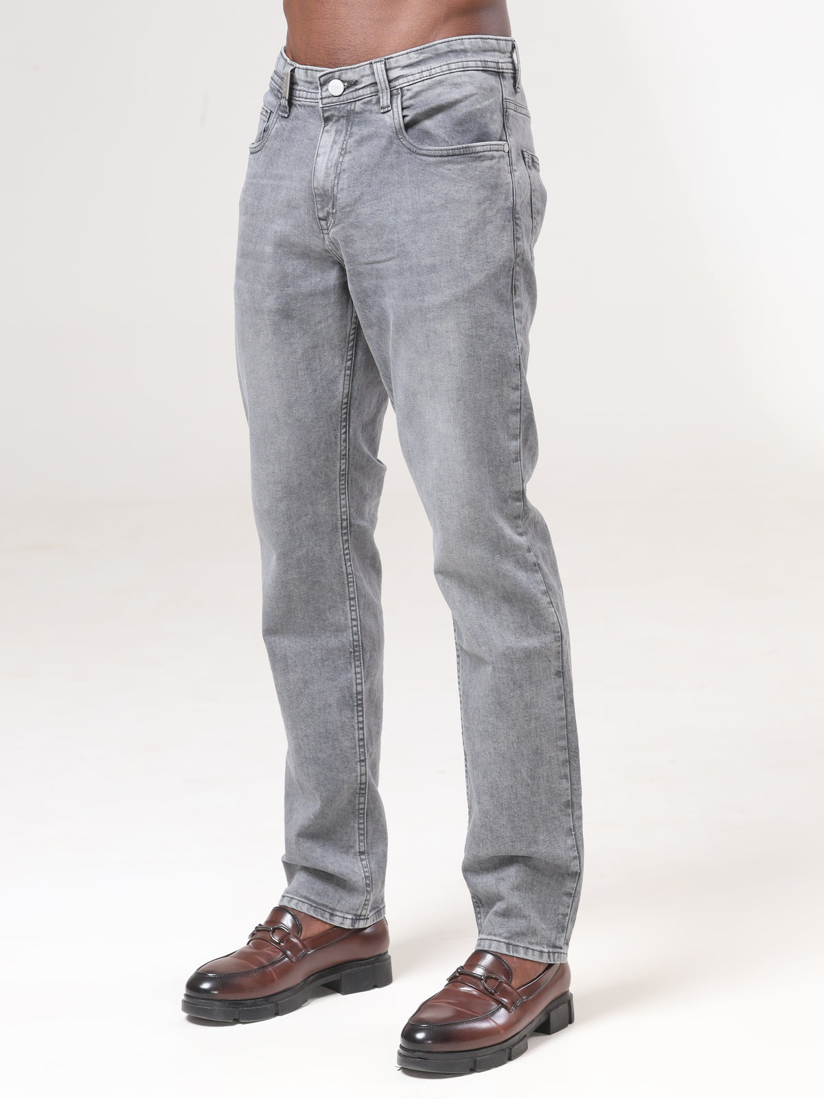 Light Wash Slim Fit Jeans