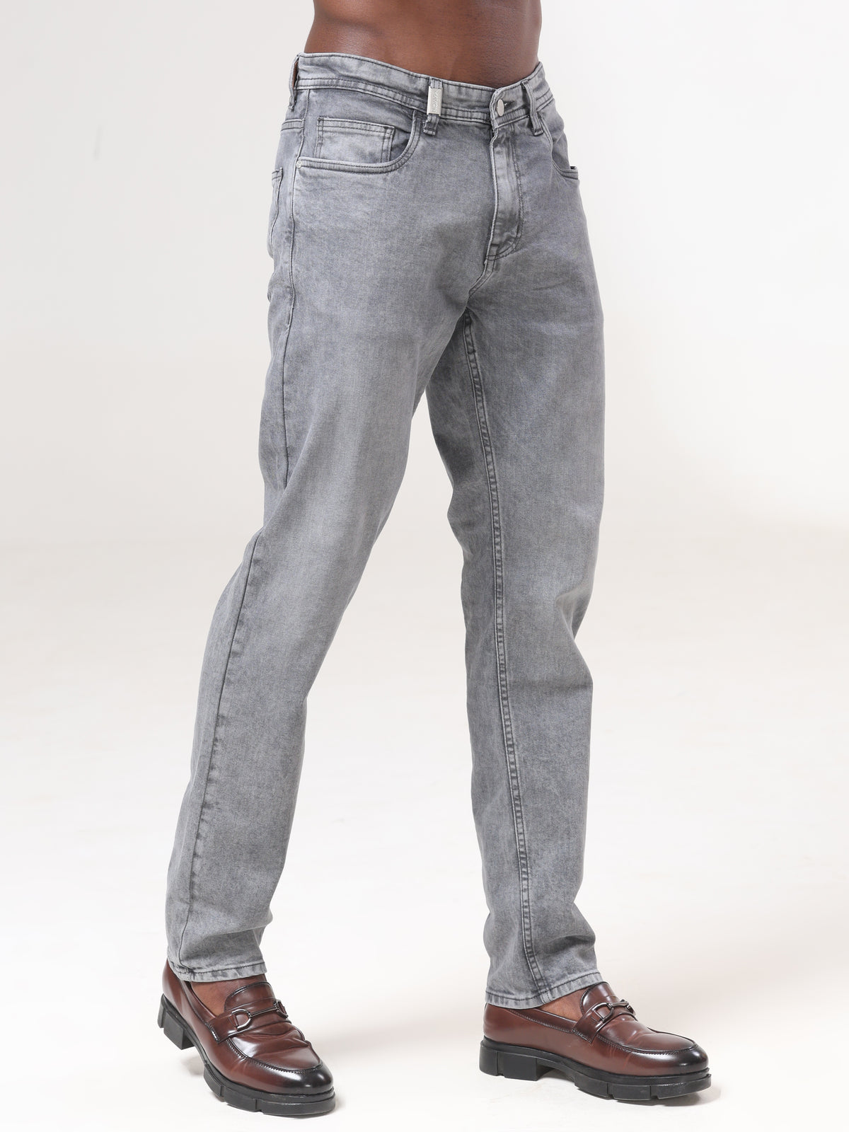 Light Wash Slim Fit Jeans