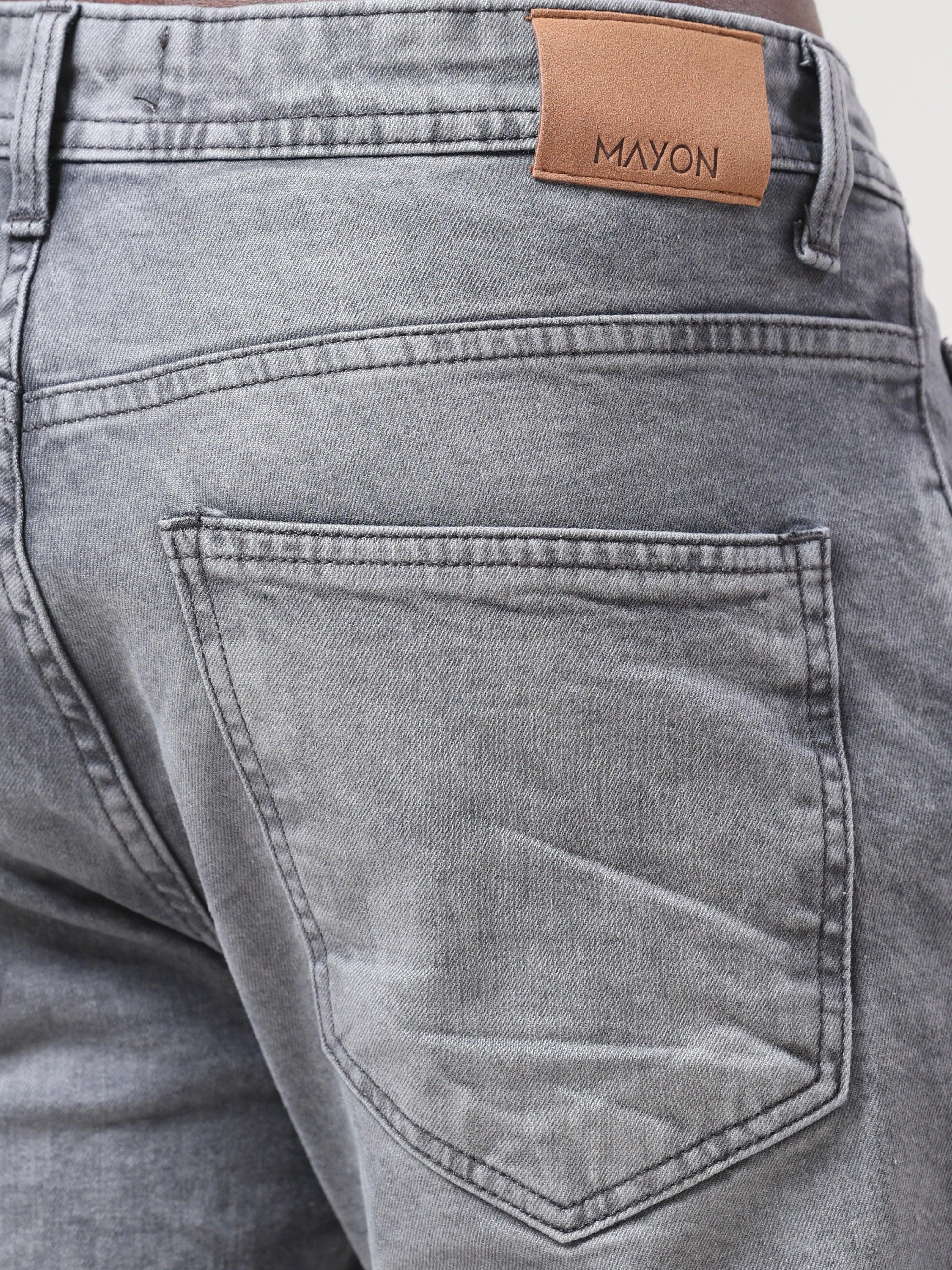 Mid Wash Slim Fit Jeans