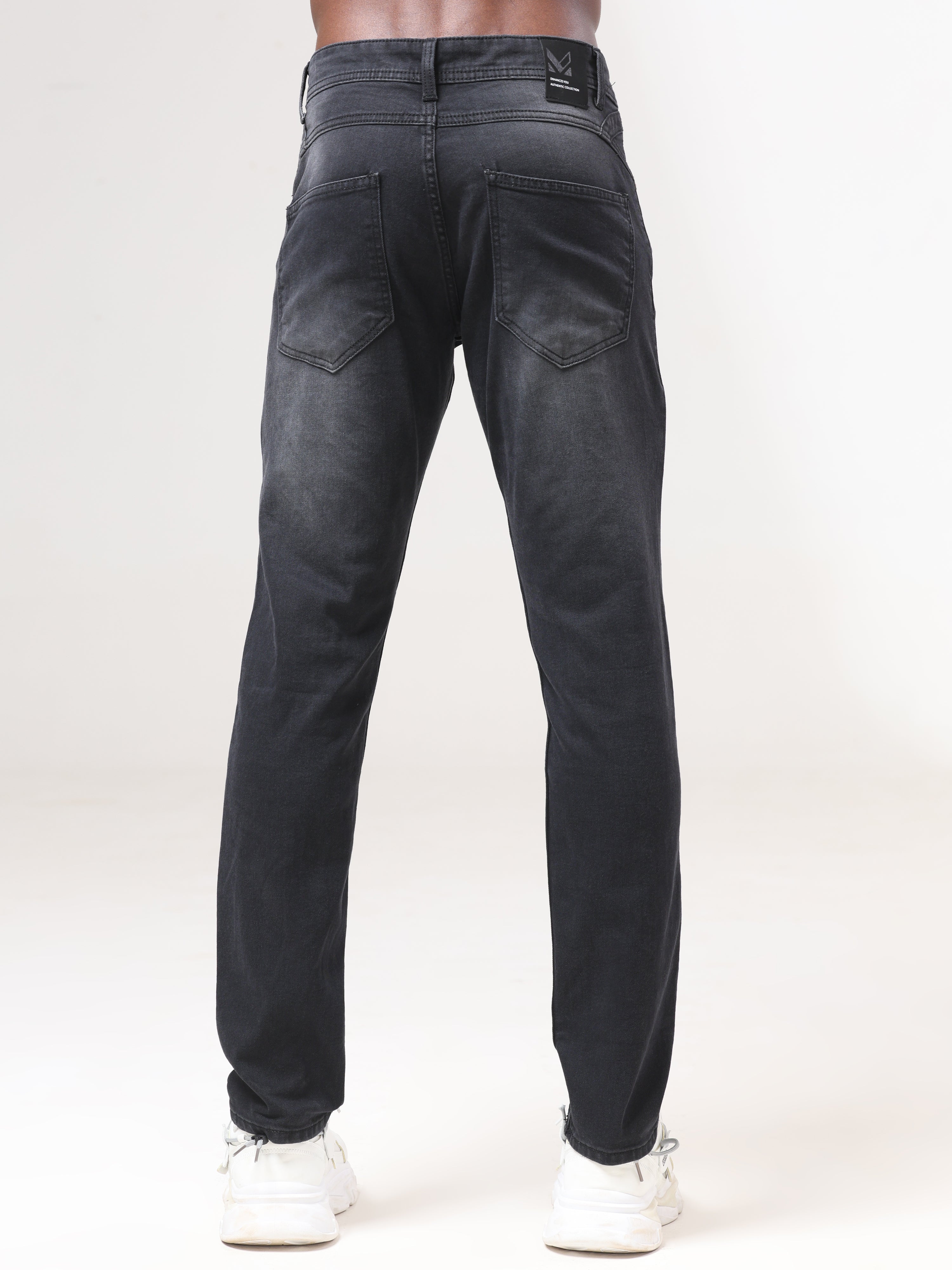 Mid Wash Slim Fit Jeans
