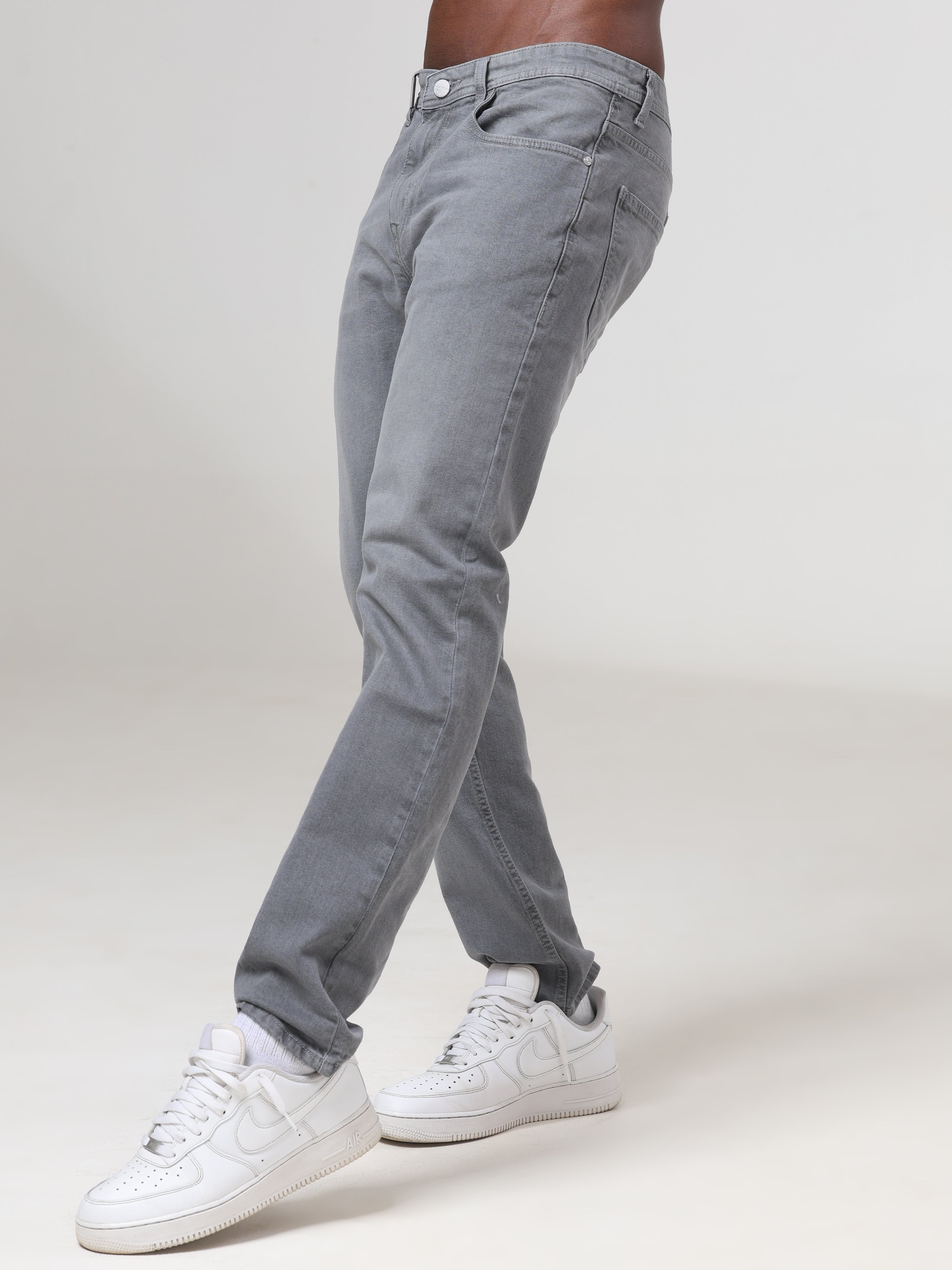 Mid Wash Slim Fit Jeans