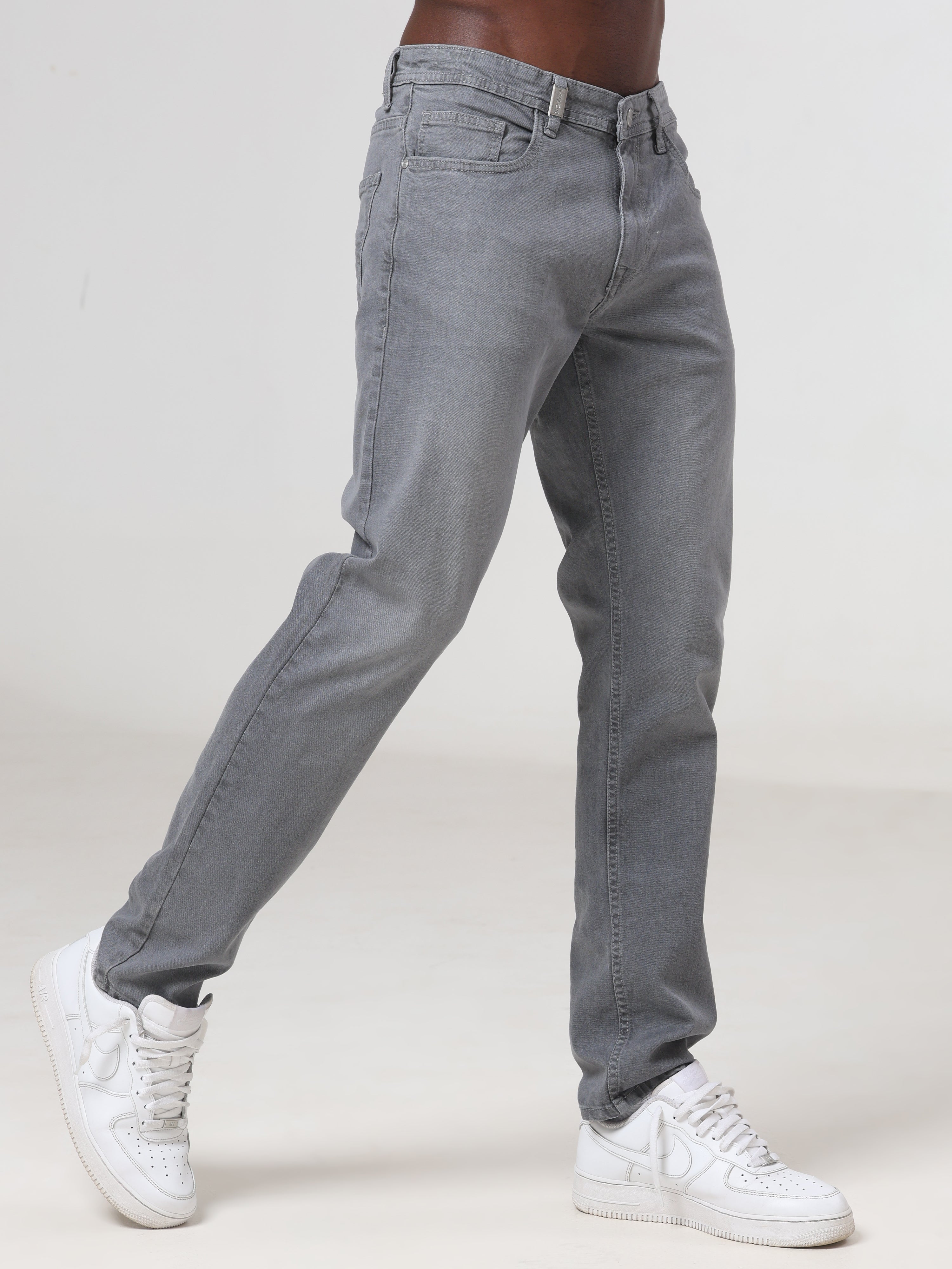 Mid Wash Slim Fit Jeans