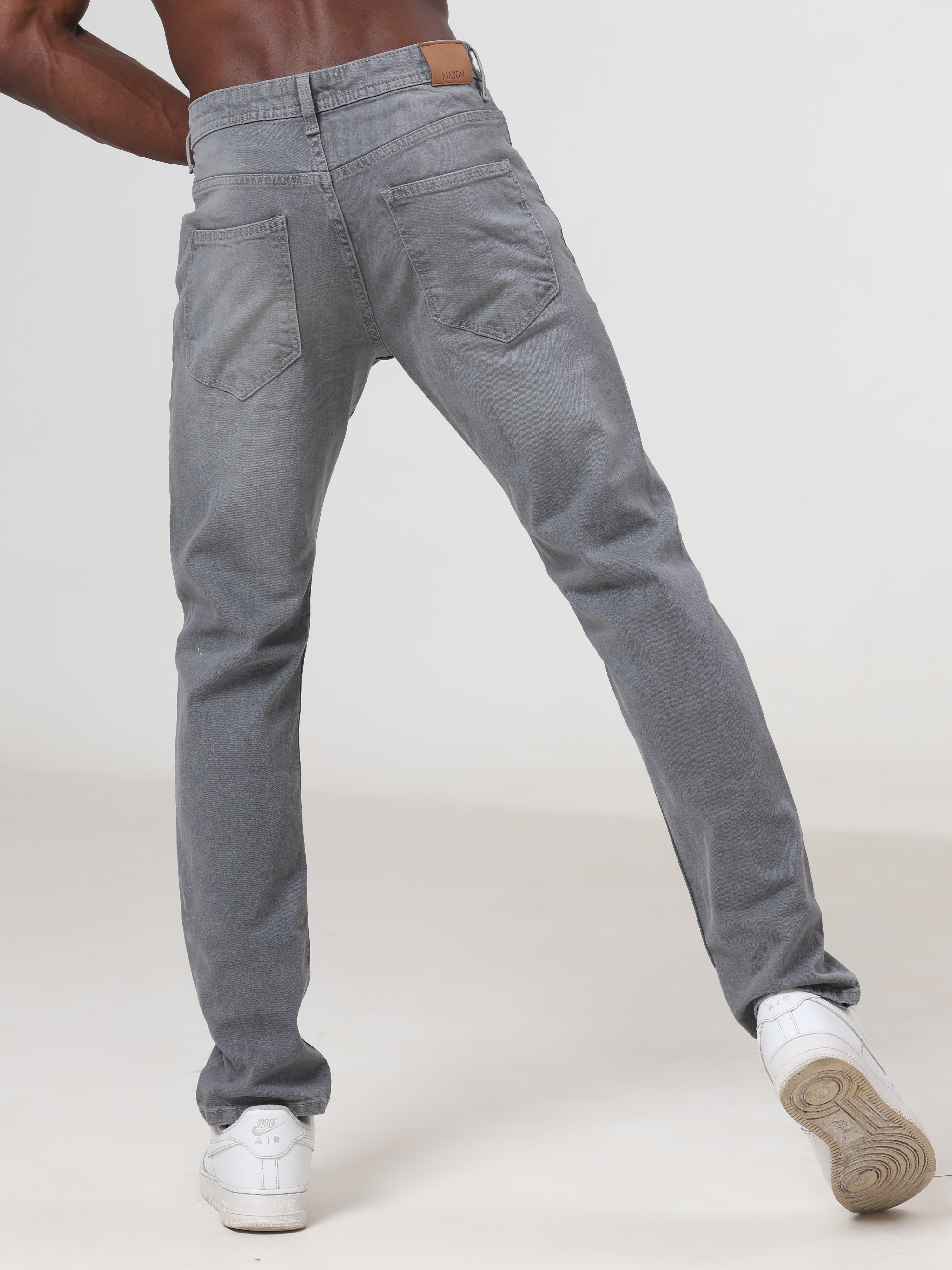 Mid Wash Slim Fit Jeans