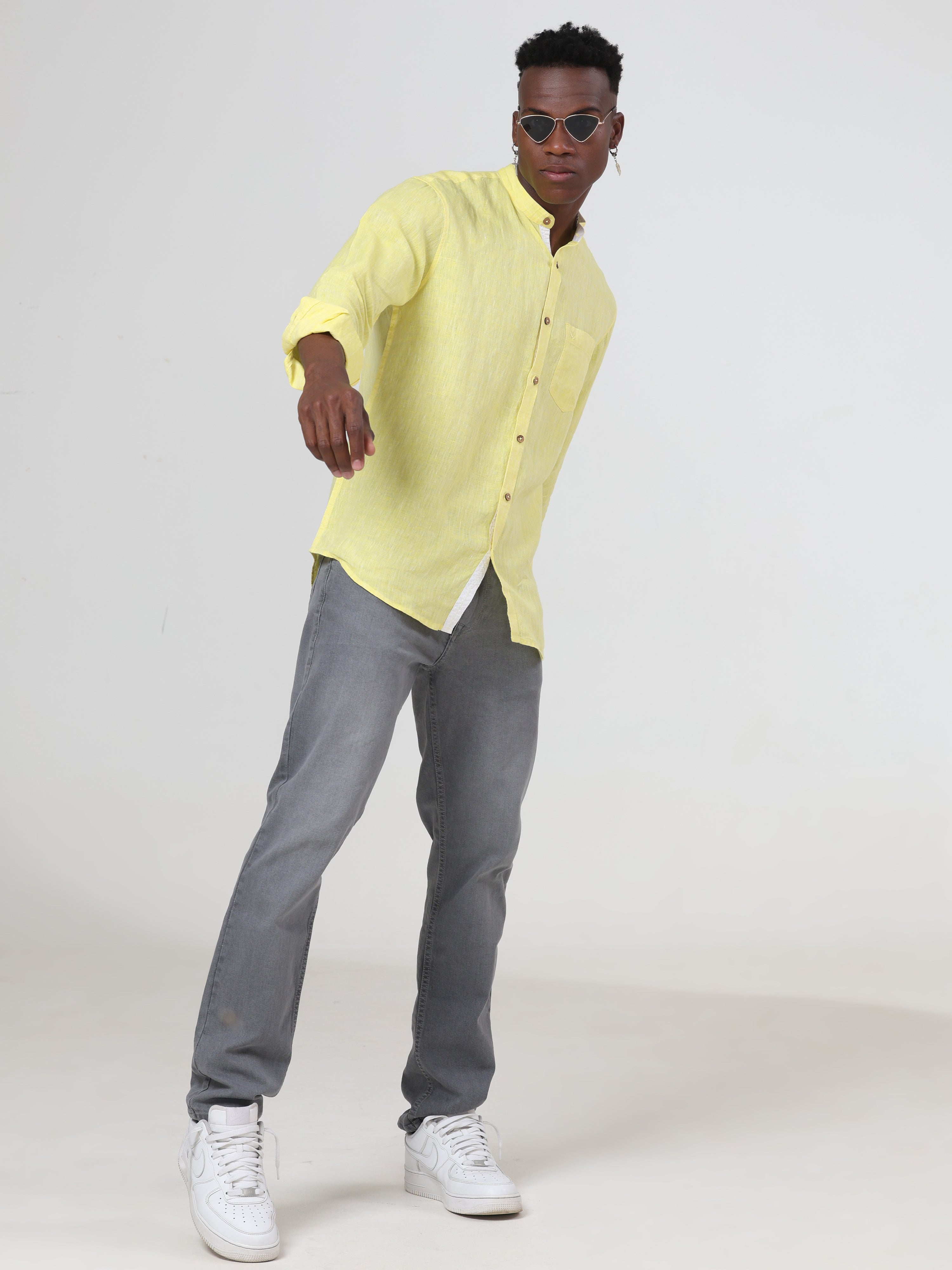 Mid Wash Slim Fit Jeans