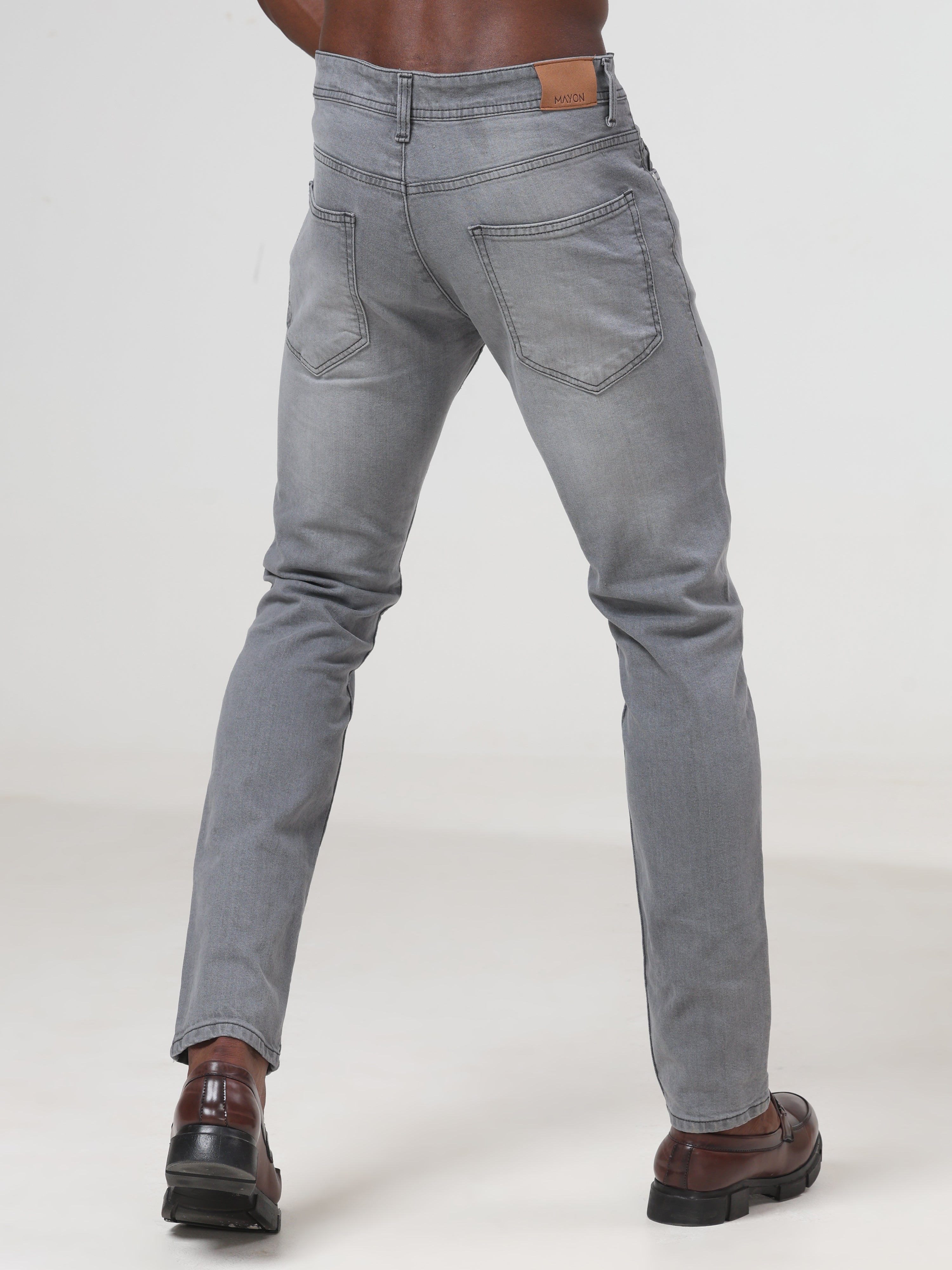 Mid Wash Slim Fit Jeans