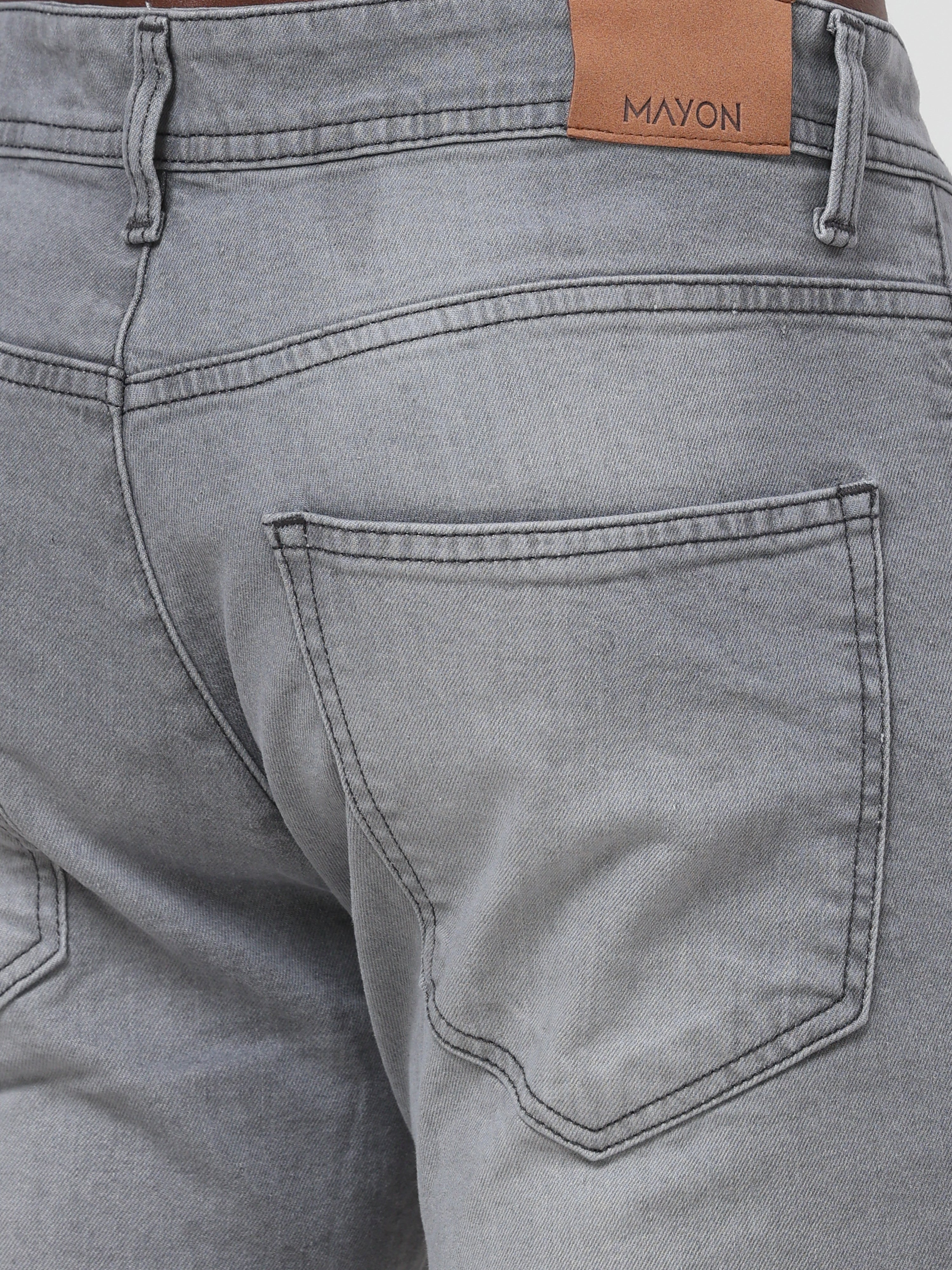 Mid Wash Slim Fit Jeans