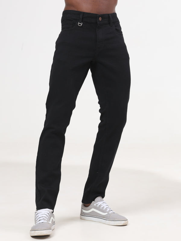 Mid Wash Slim Fit Jeans