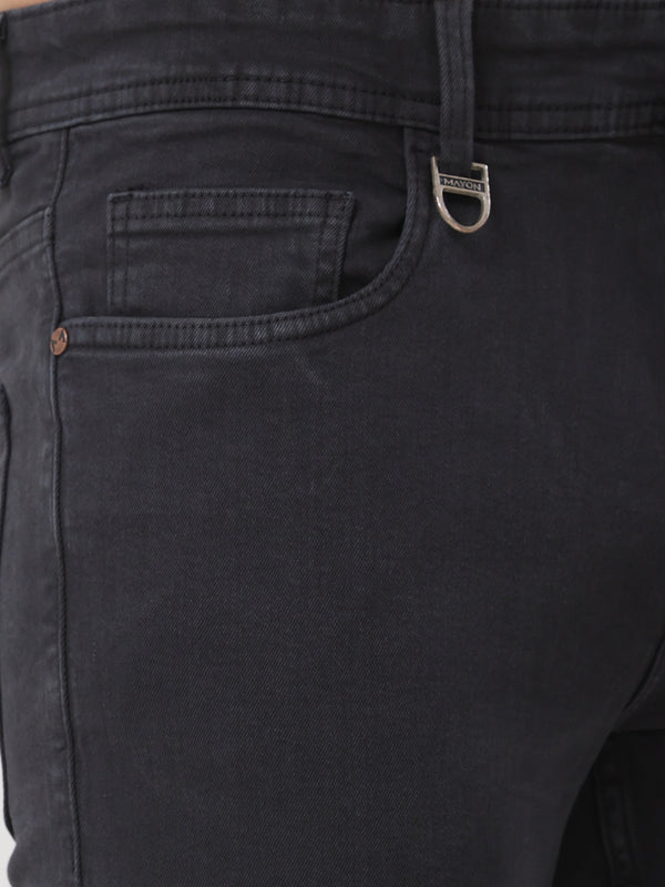 Dark Green Coloured Slim Fit Jeans