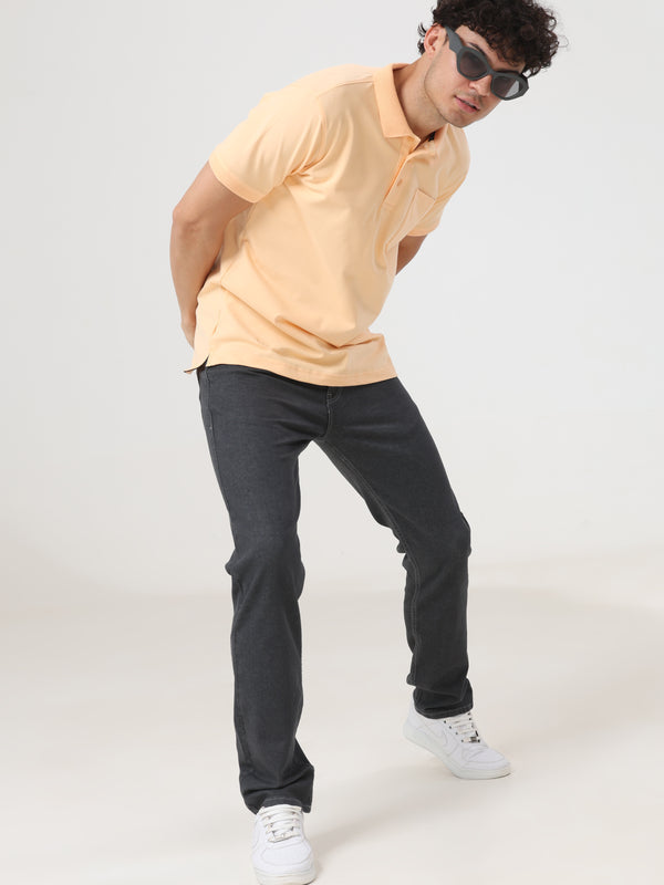 Mid Wash Slim Fit Jeans