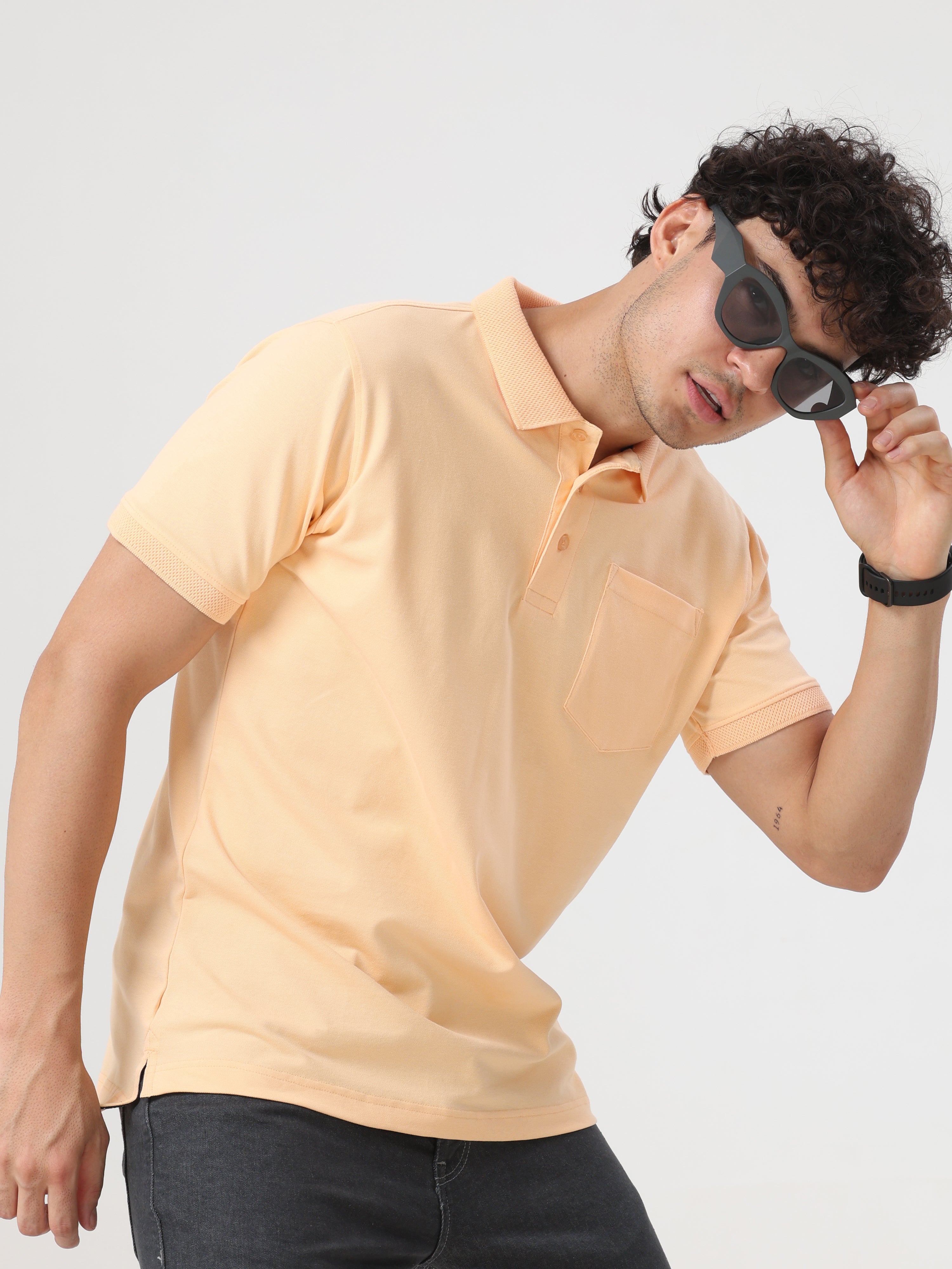 Solid Pocket Polo