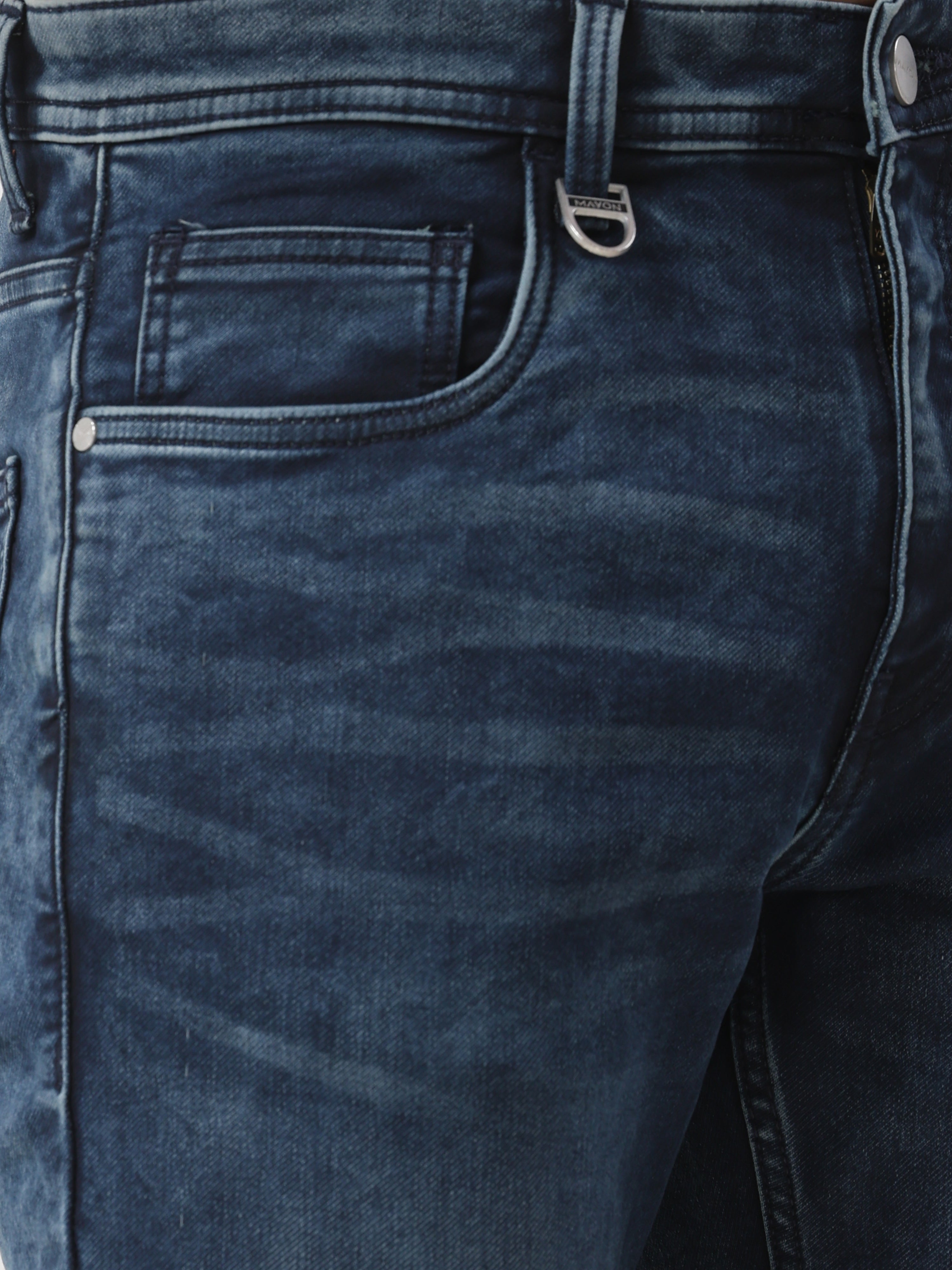 Mid Wash Slim Fit Jeans