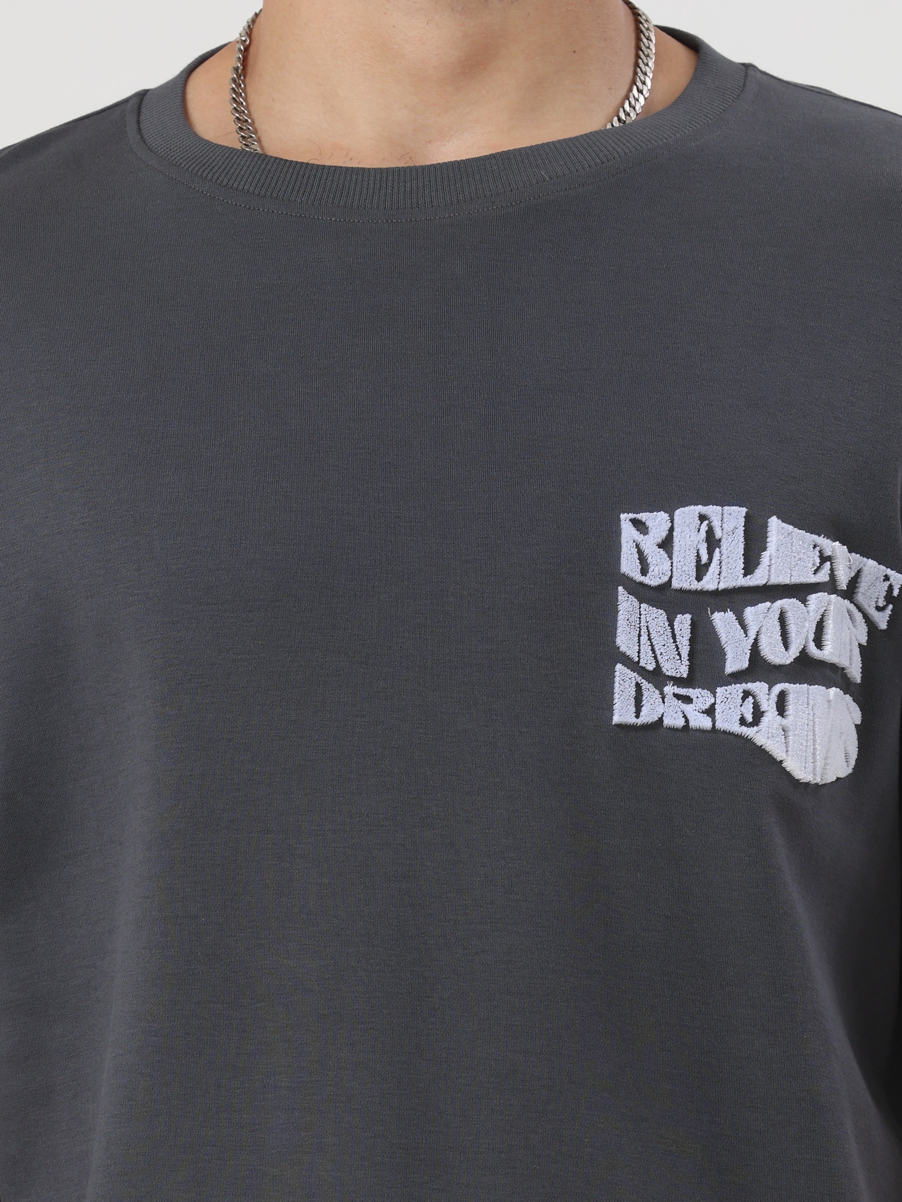 Gray Oversized T-Shirt