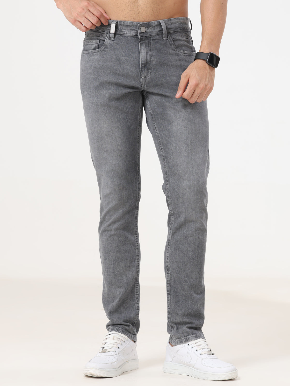 Light Wash Slim Fit Jeans