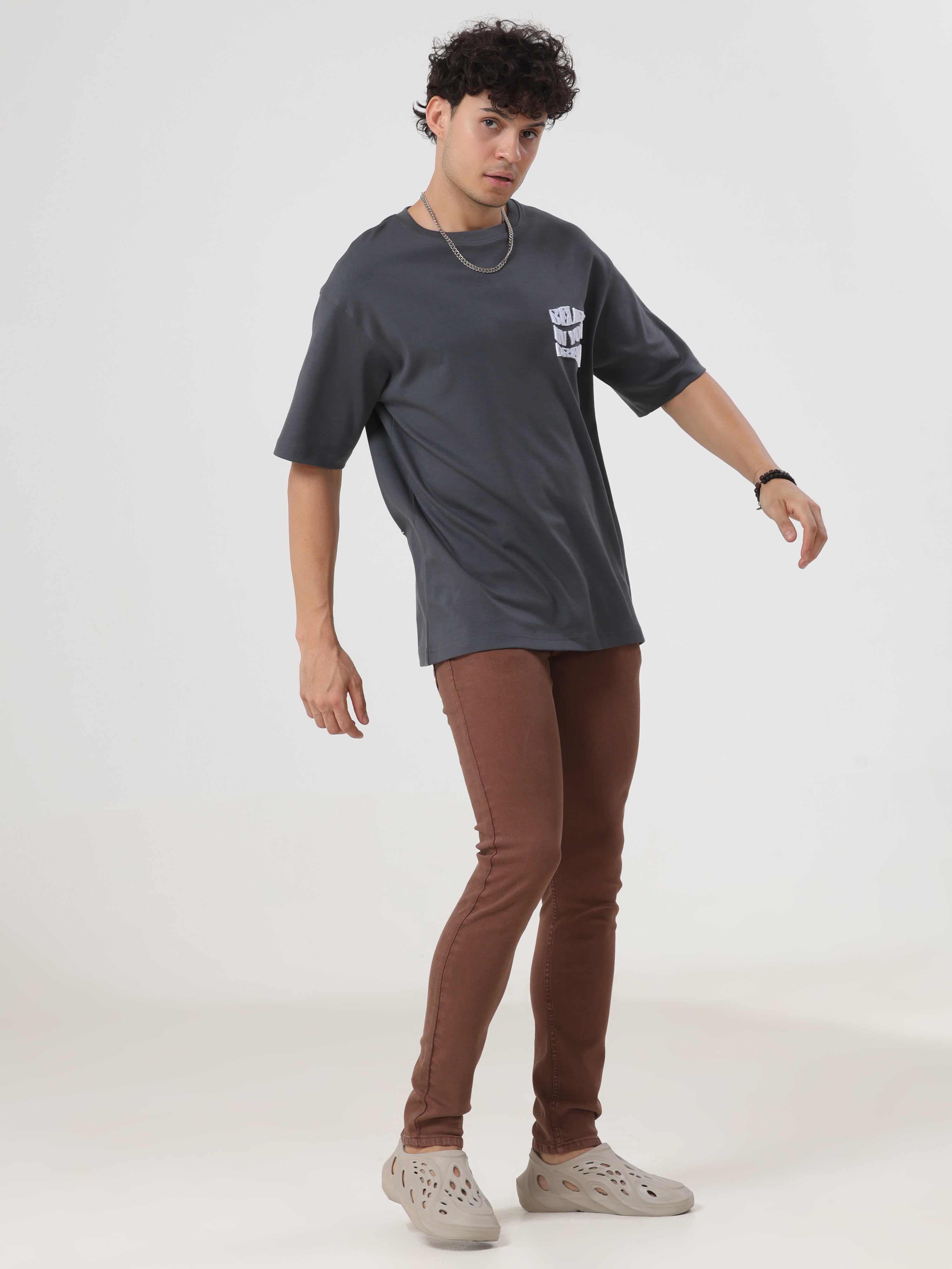 Gray Oversized T-Shirt