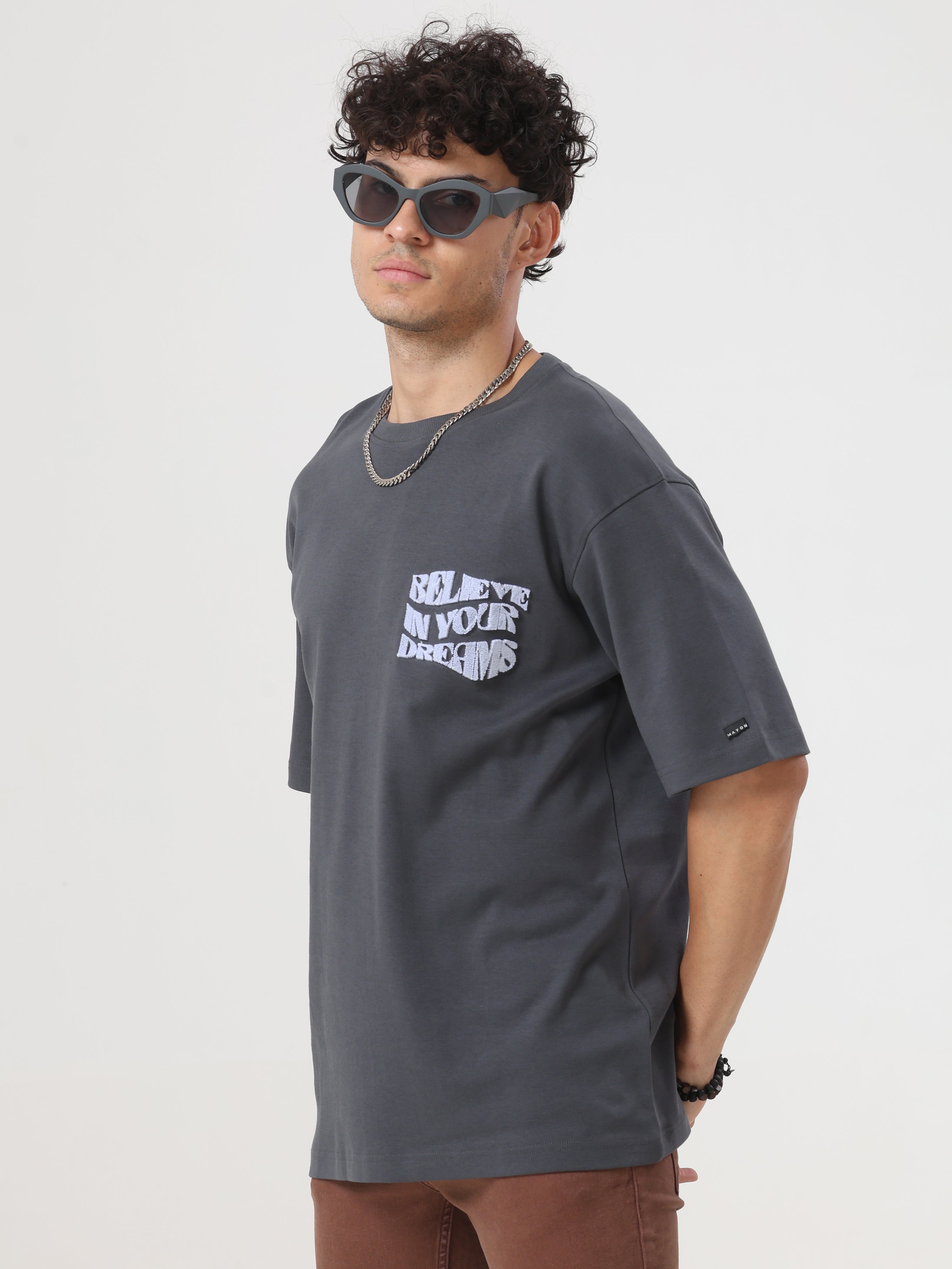 Gray Oversized T-Shirt