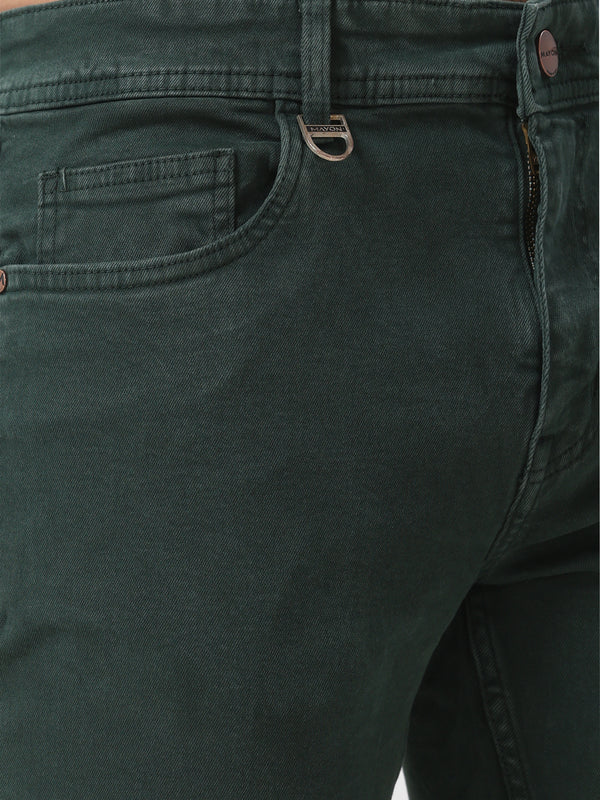 Dark Grey Coloured Slim Fit Jeans