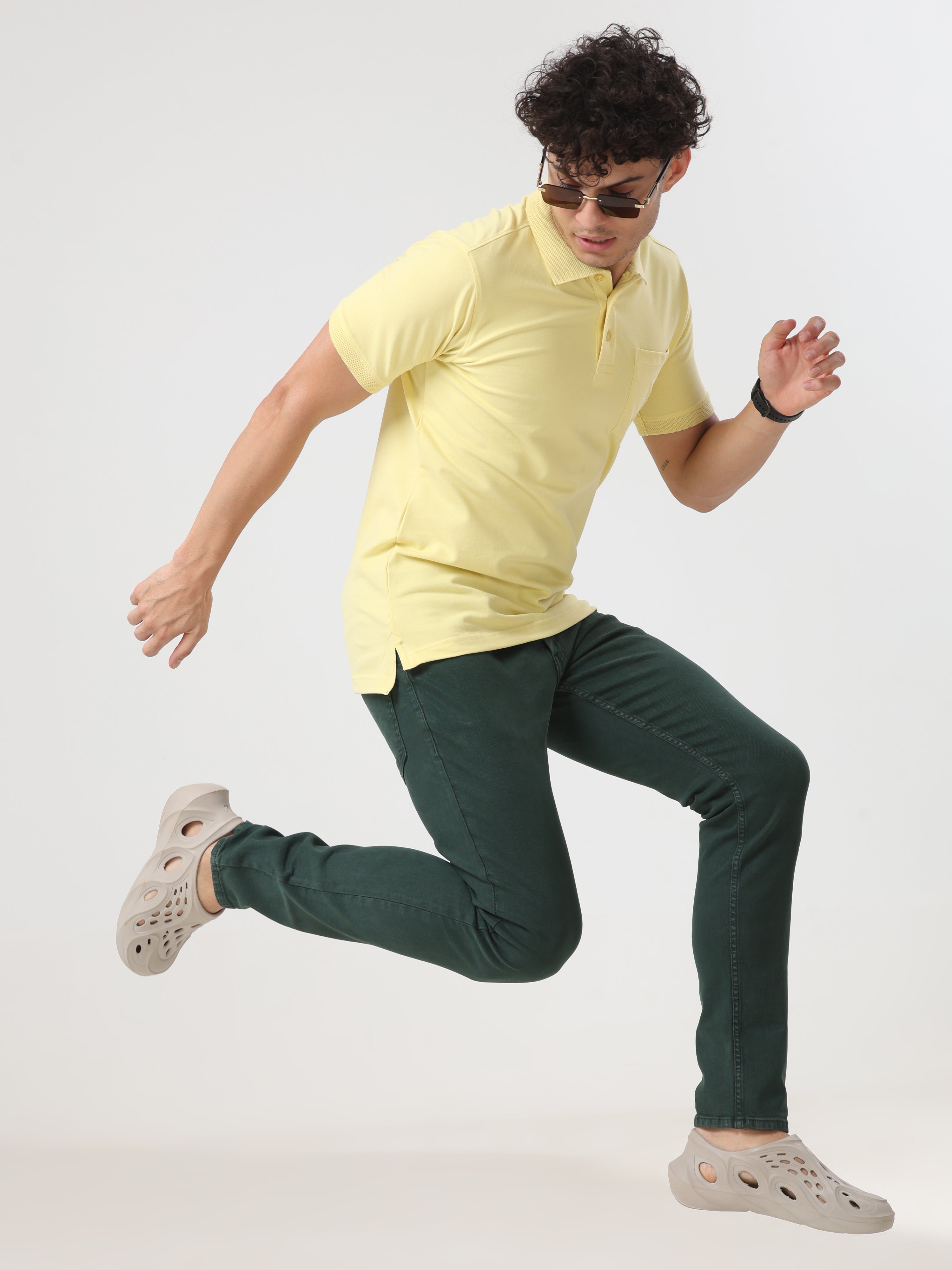 Solid Pocket Polo