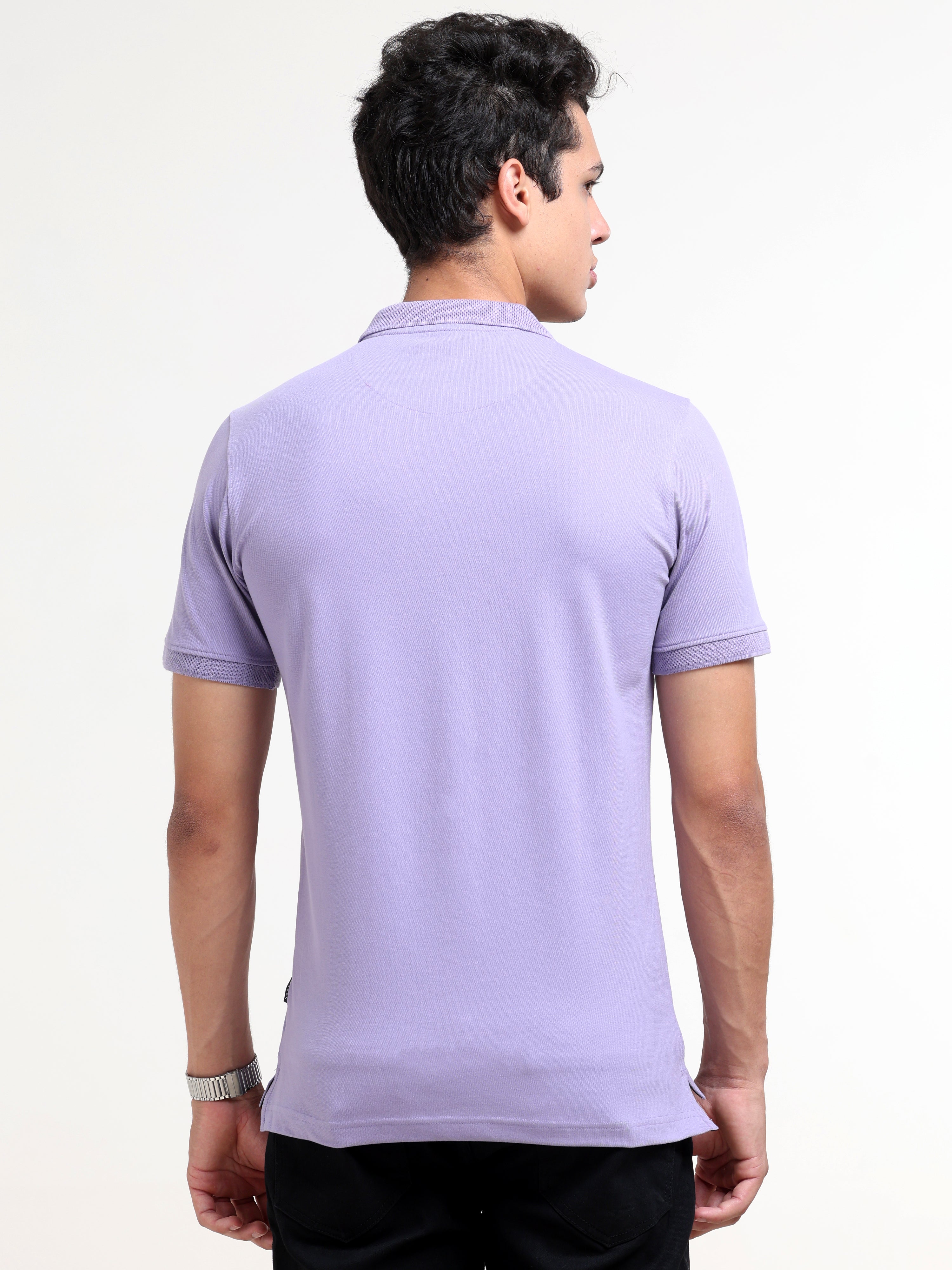 Solid Polo with Pocket