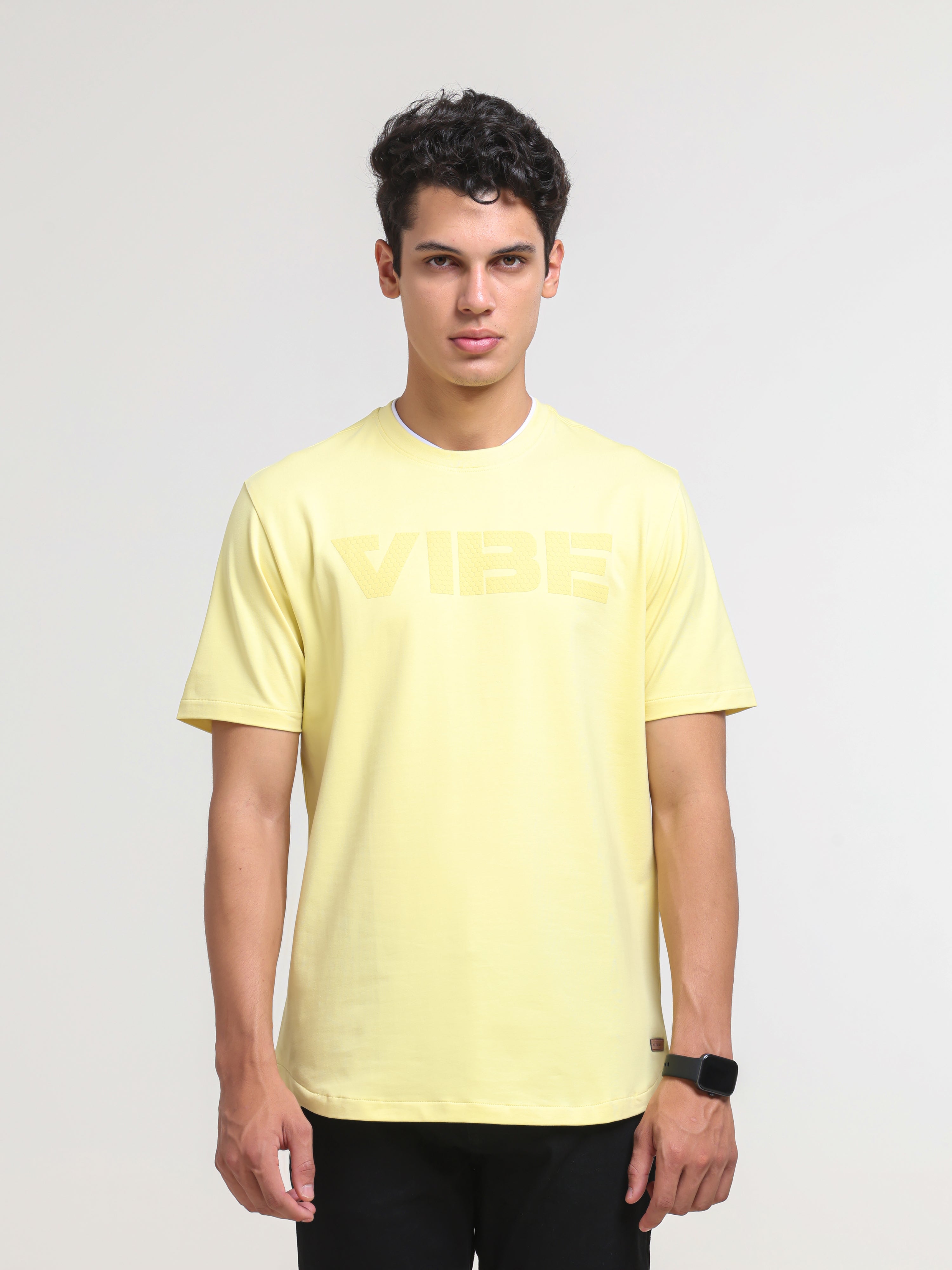 Double Rib Neck Fashion Tee