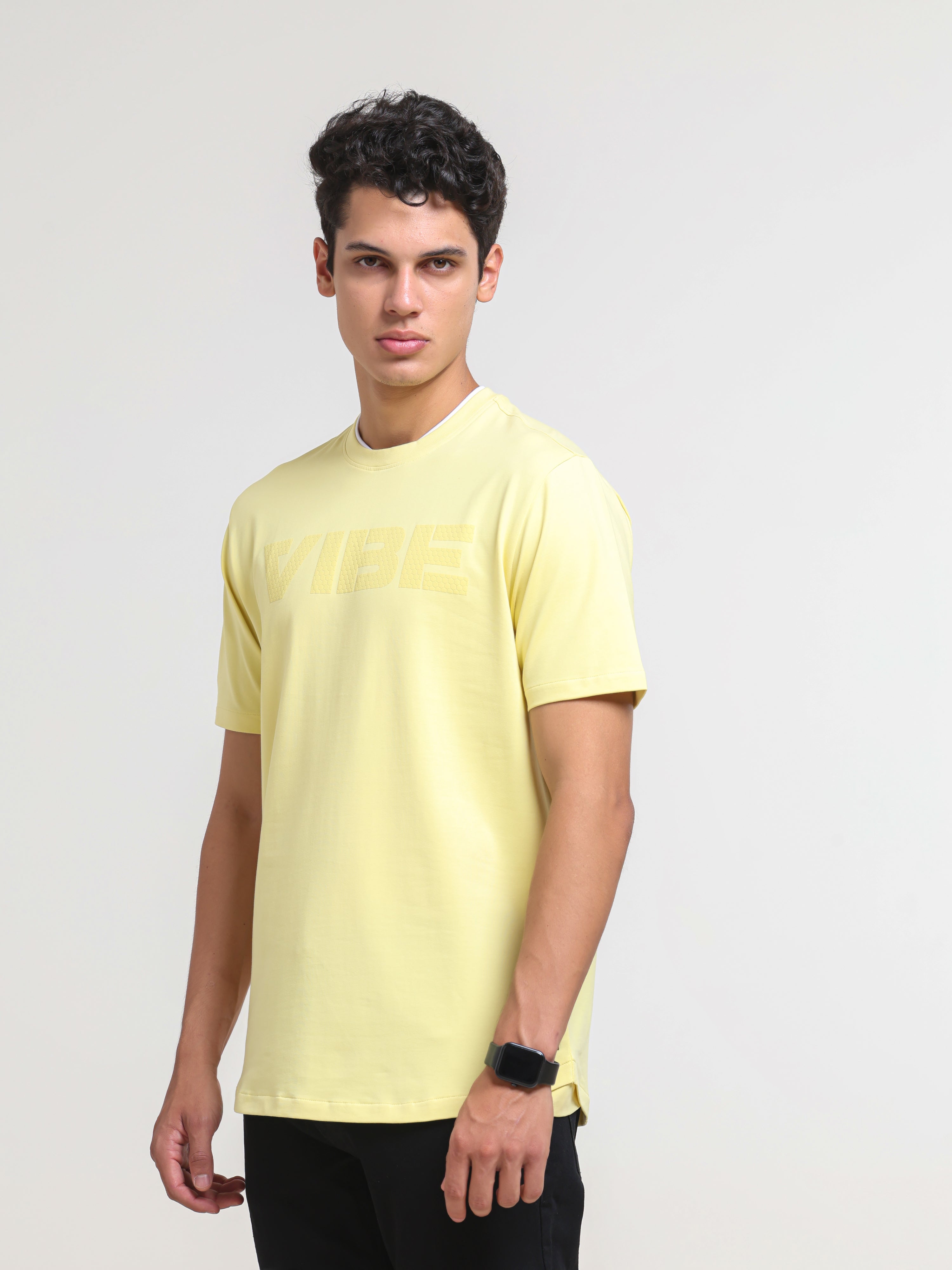 Double Rib Neck Fashion Tee