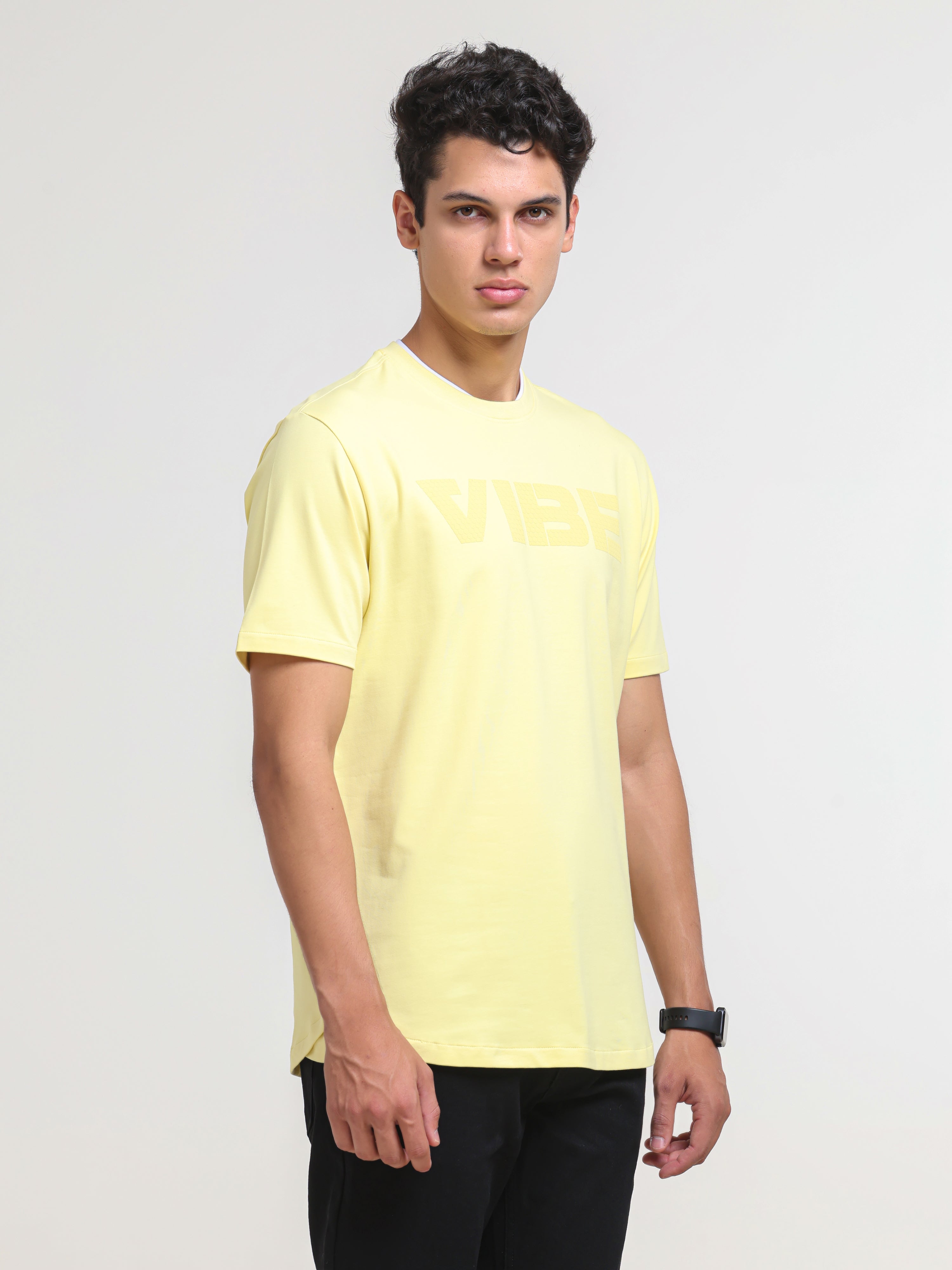 Double Rib Neck Fashion Tee