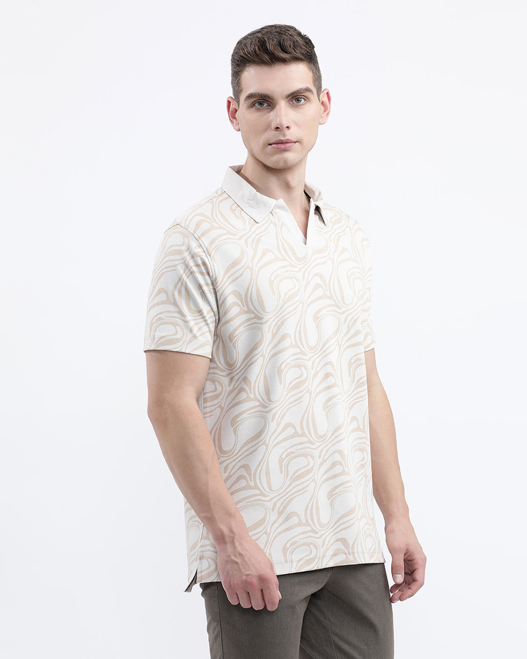 Waves Printed Polo