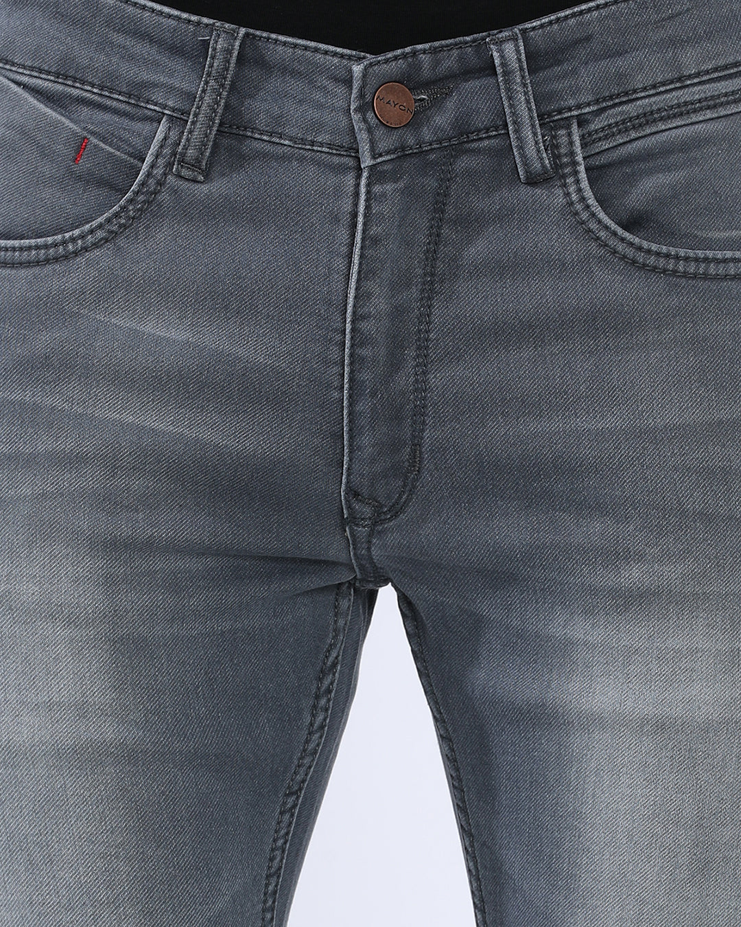 Mid Grey Wash Slim Fit Jeans