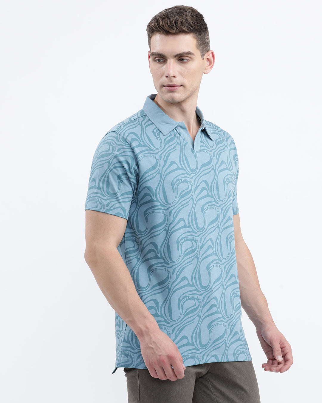 Waves Printed Polo