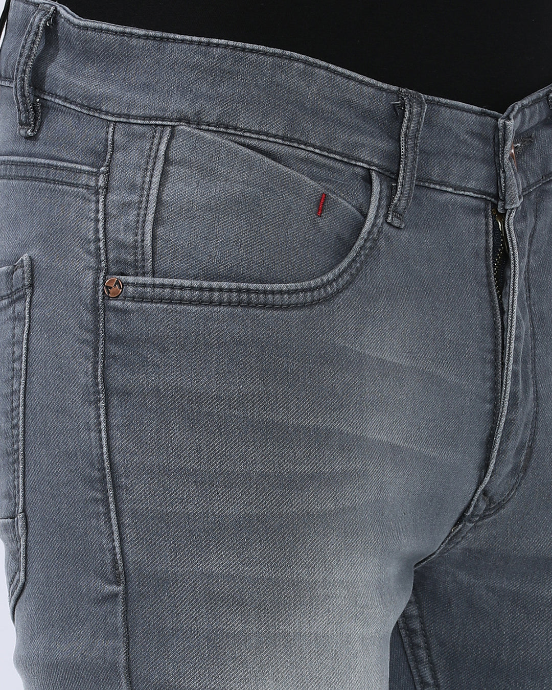 Mid Grey Wash Slim Fit Jeans