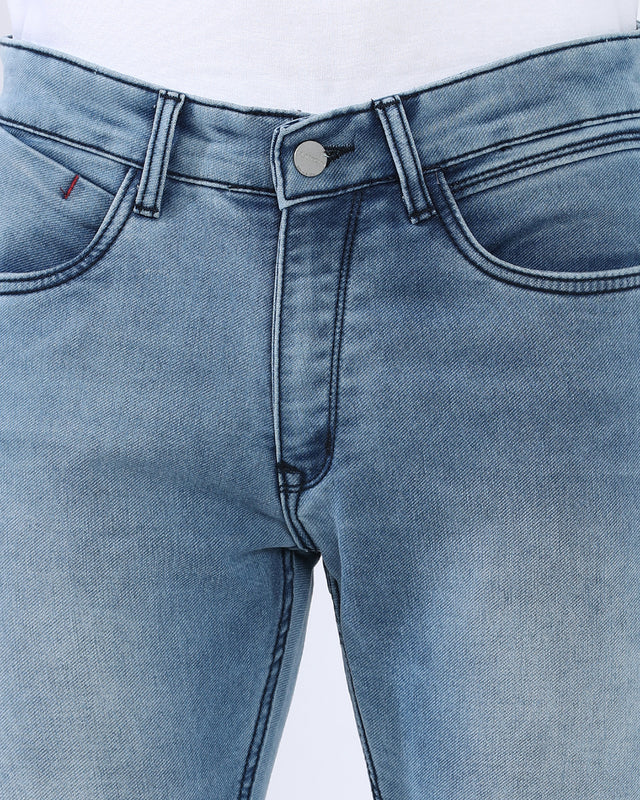 Mid Wash Slim Fit Jeans