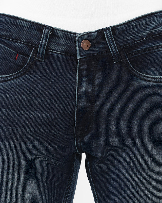 Mid Wash Slim Fit Jeans