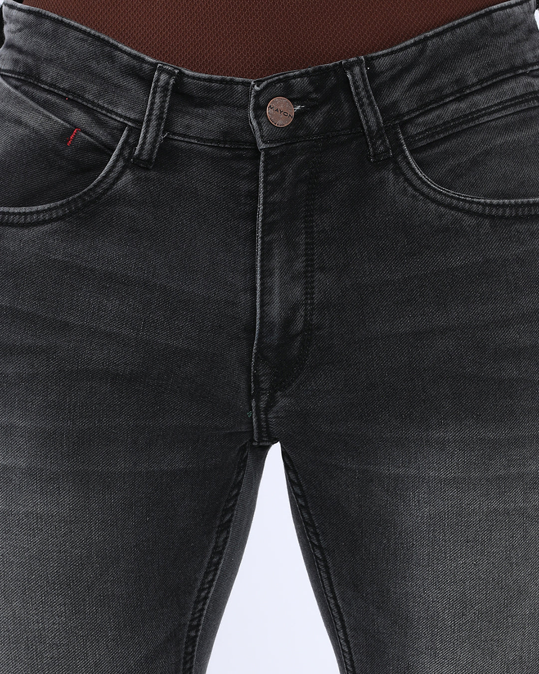 Mid Wash Slim Fit Jeans