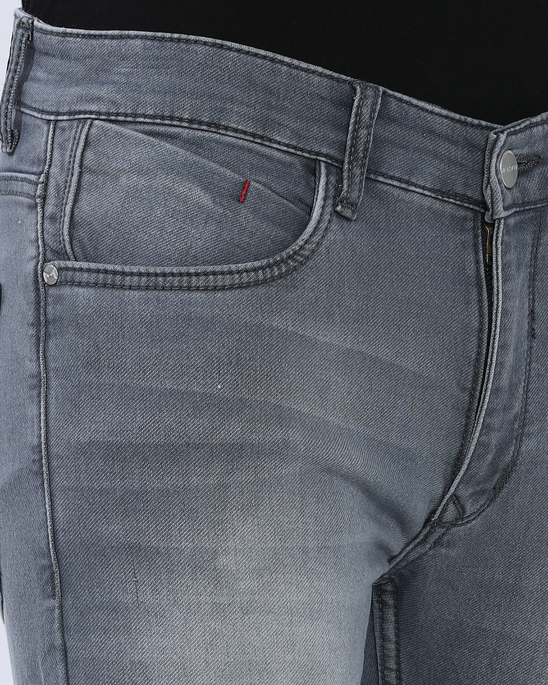 Mid Grey Wash Slim Fit Jeans