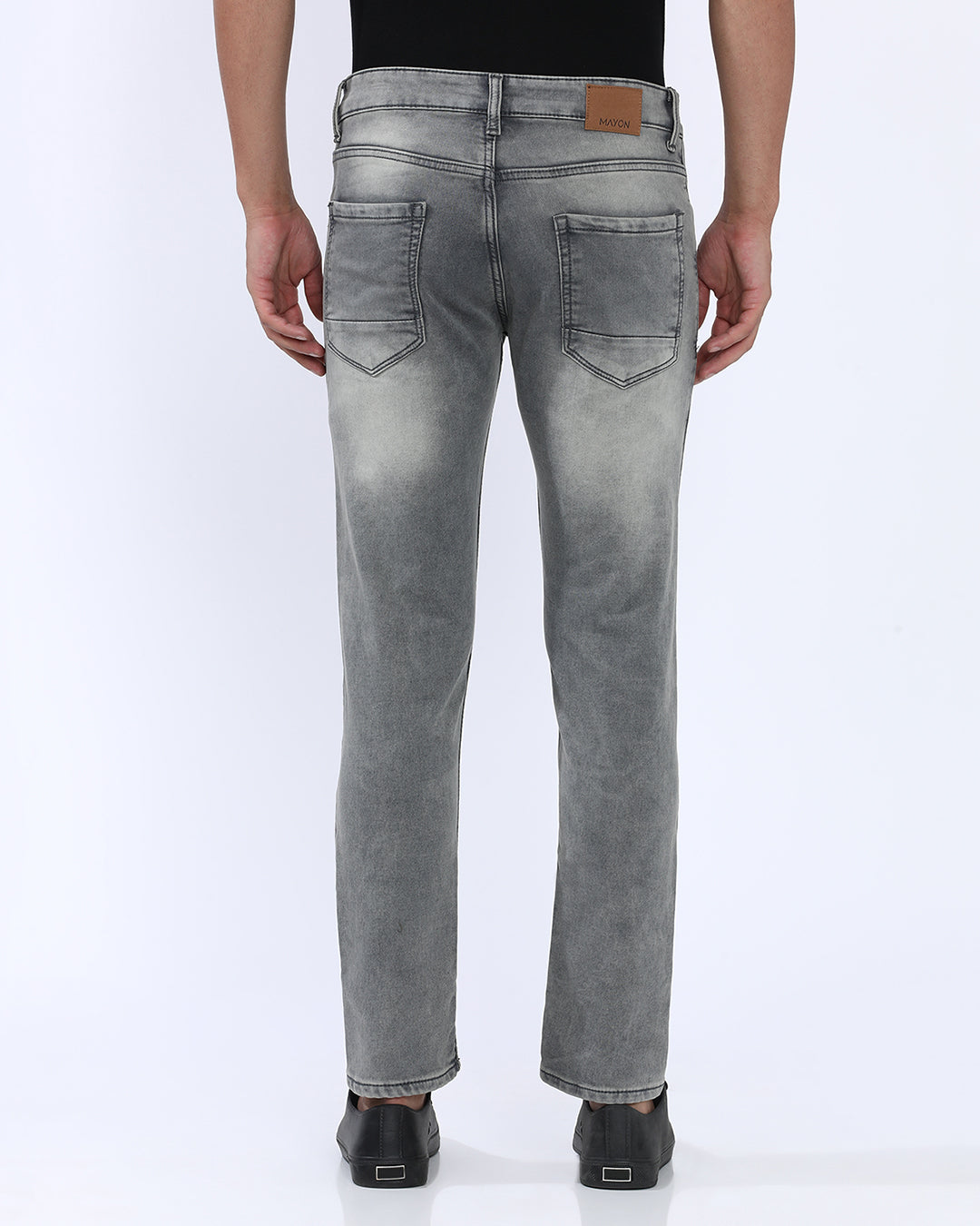 Mid Grey Wash Slim Fit Jeans