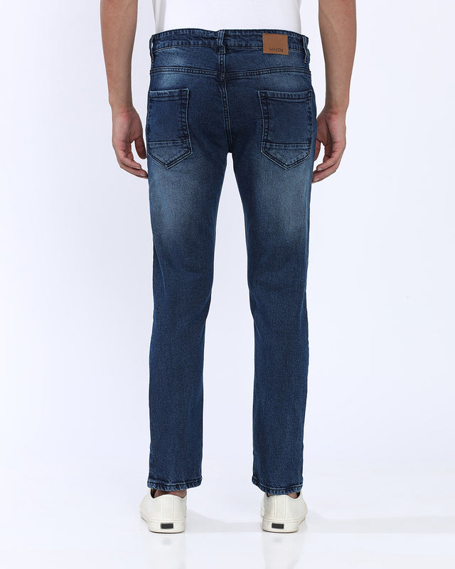 Mid Wash Slim Fit Jeans