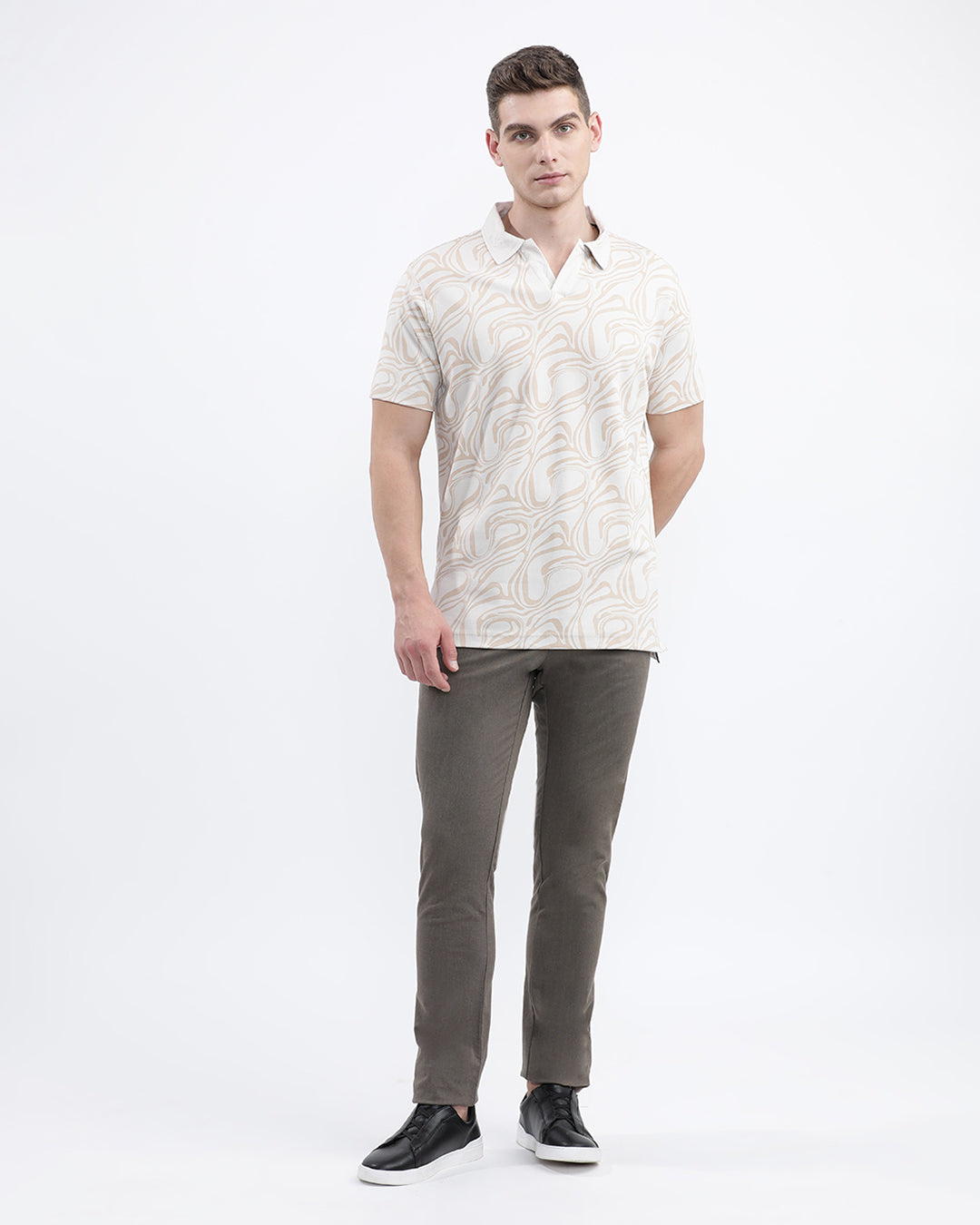 Waves Printed Polo