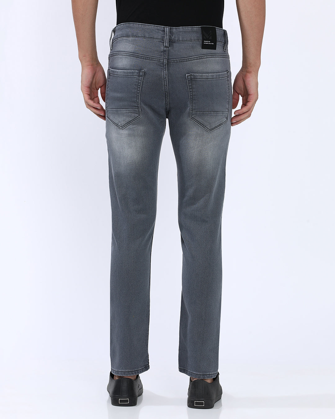 Mid Grey Wash Slim Fit Jeans