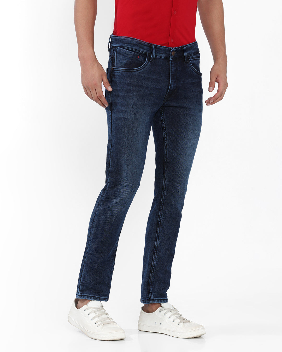 Mid Wash Slim Fit Jeans