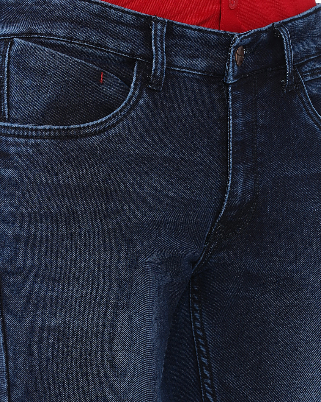 Mid Wash Slim Fit Jeans