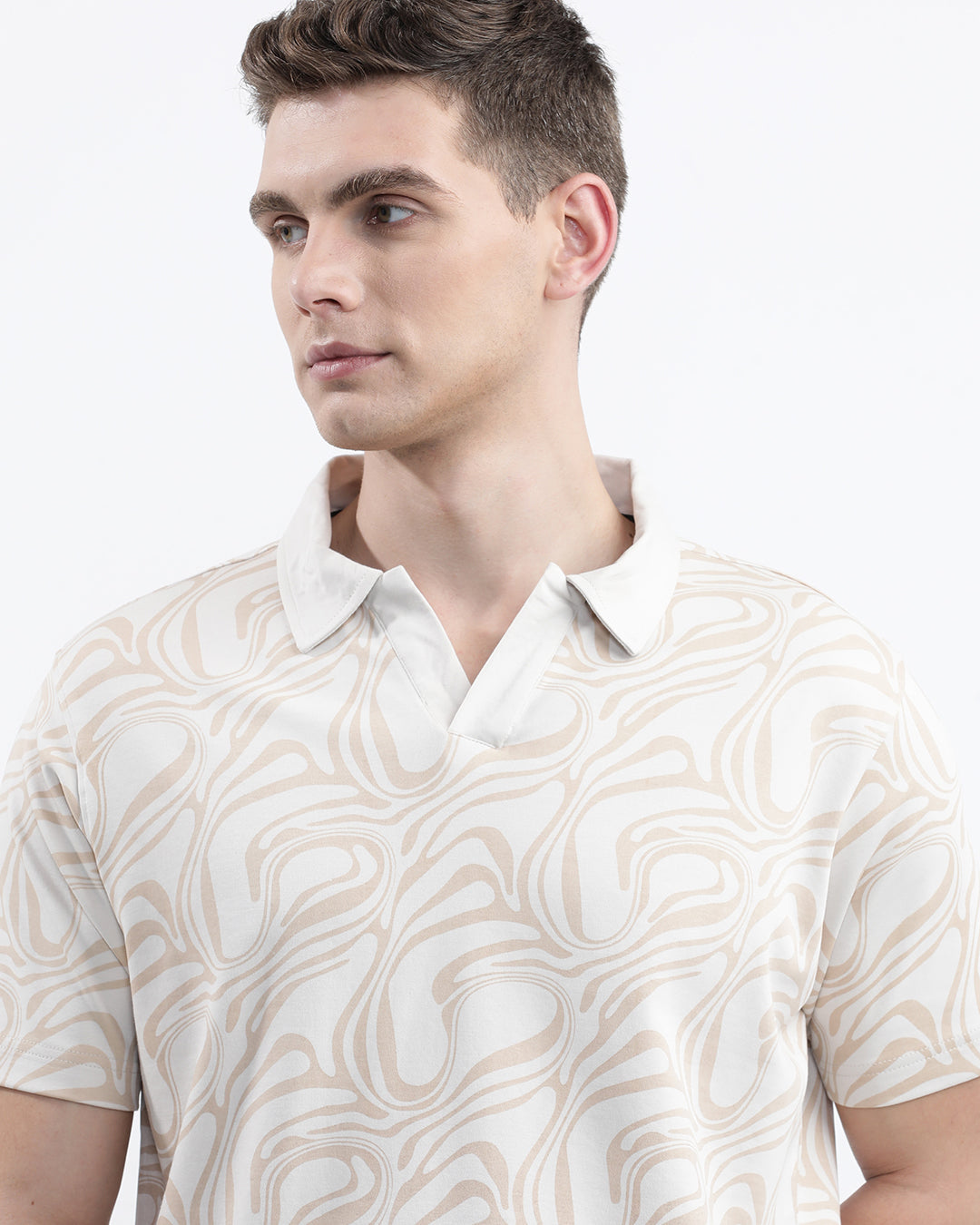 Waves Printed Polo