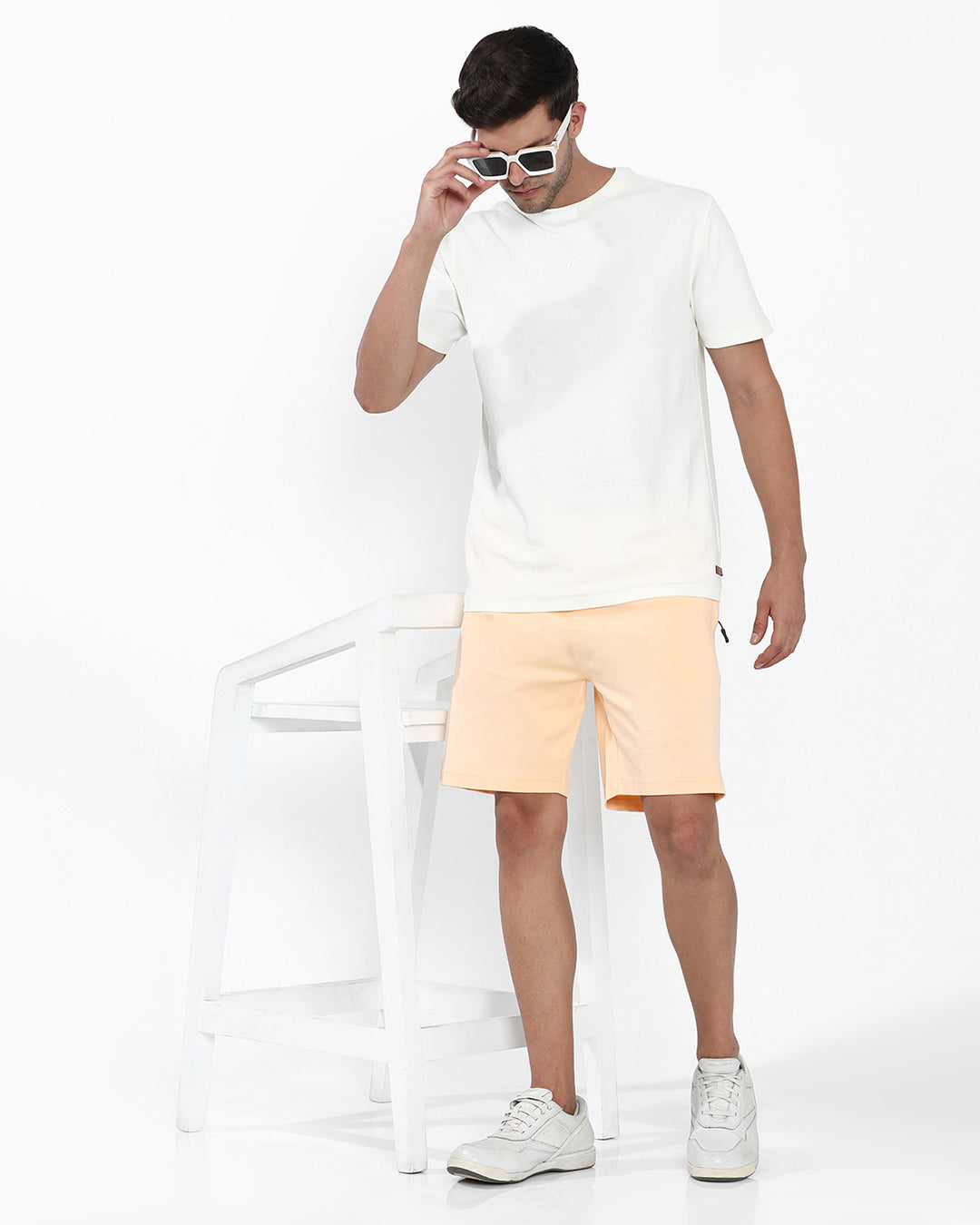 Peach Fuzz Solid Shorts