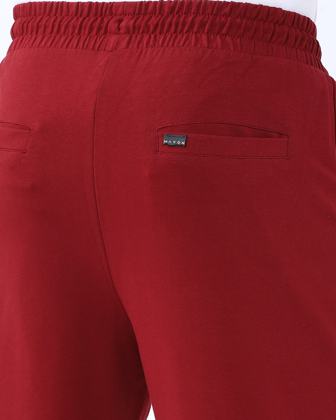 Stone Blue Solid Track Pant