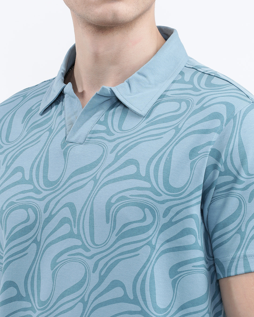 Waves Printed Polo