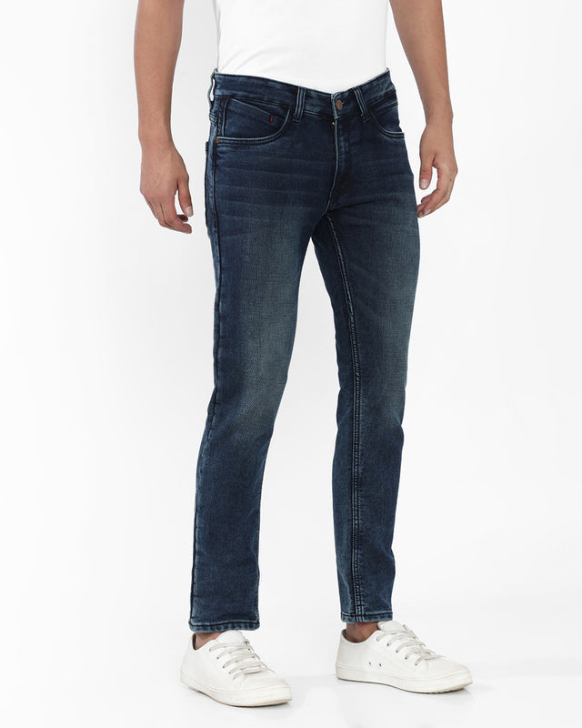 Mid Wash Slim Fit Jeans