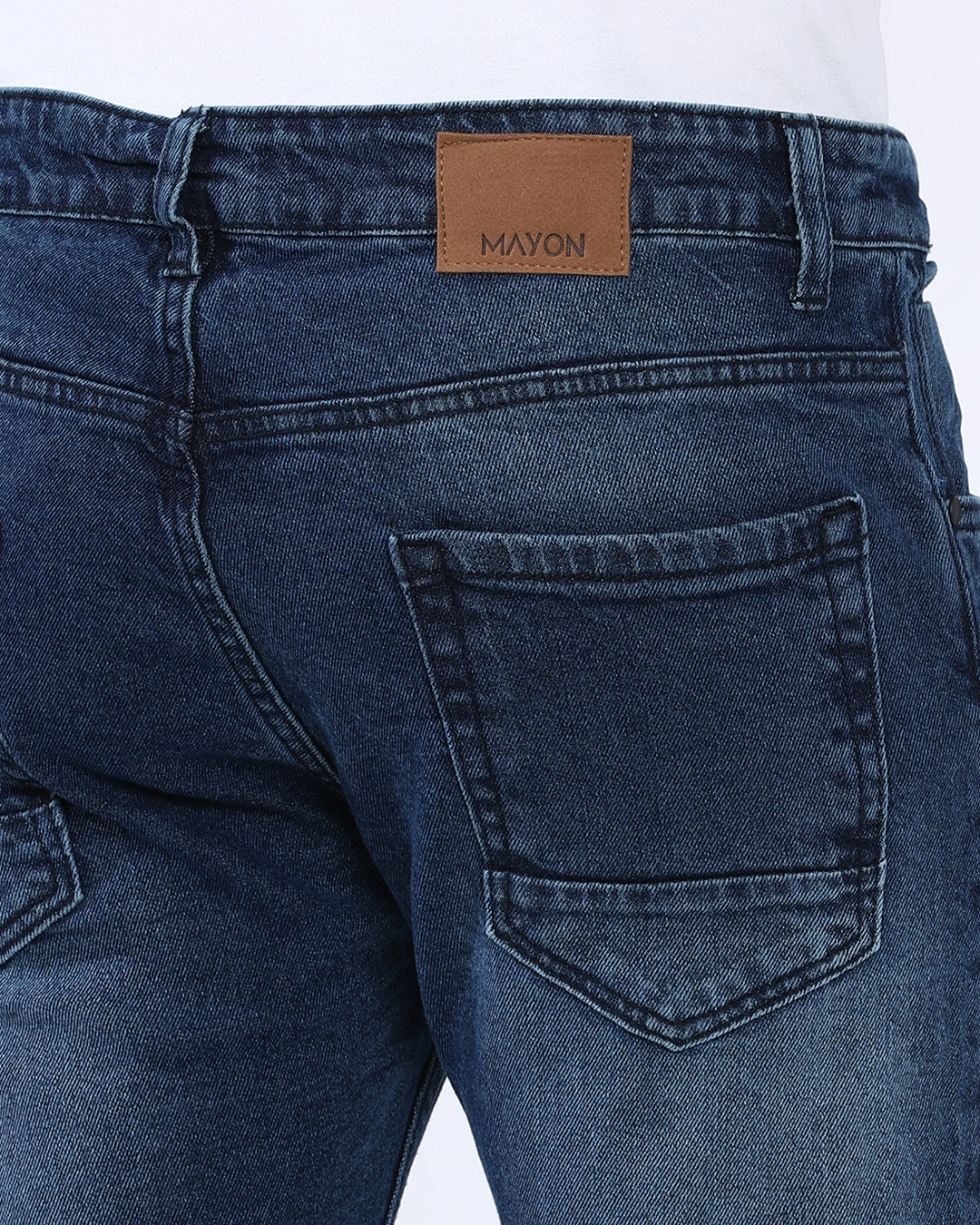 Mid Wash Slim Fit Jeans