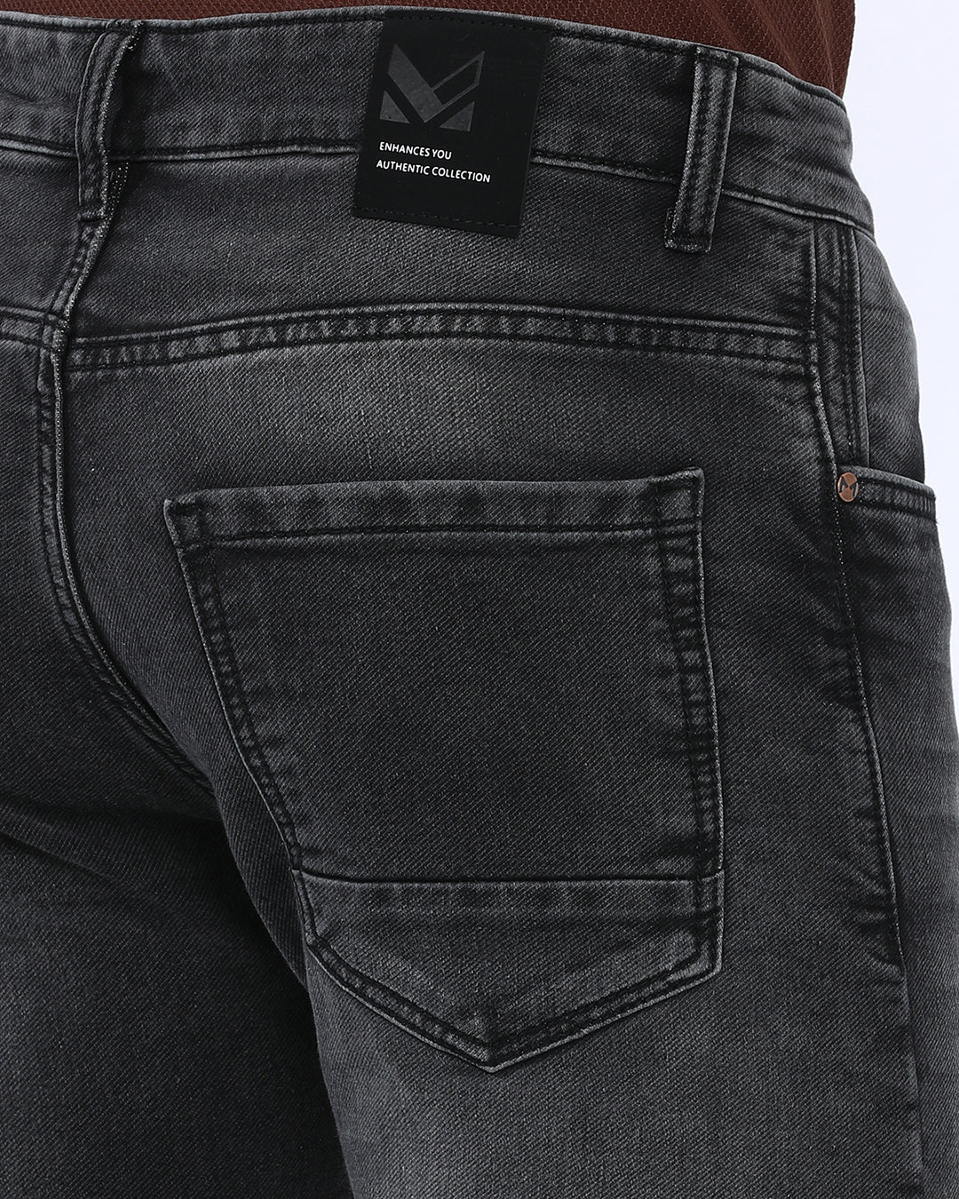 Mid Wash Slim Fit Jeans