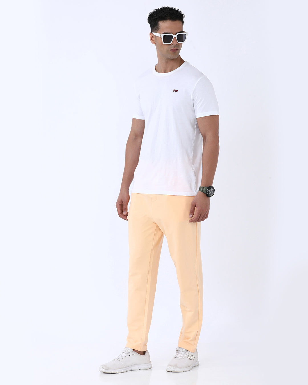 Peach Fuzz Solid Track Pant