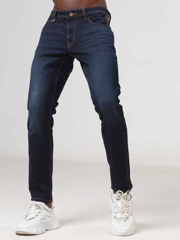 Mid Wash Slim Fit Jeans